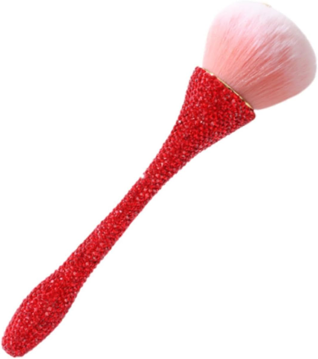 Eigell Makeup Brush,Blush Brush,Powder Makeup Brush,Loose Powder Brush for Makeup Setting Powder, Red - White image number 5