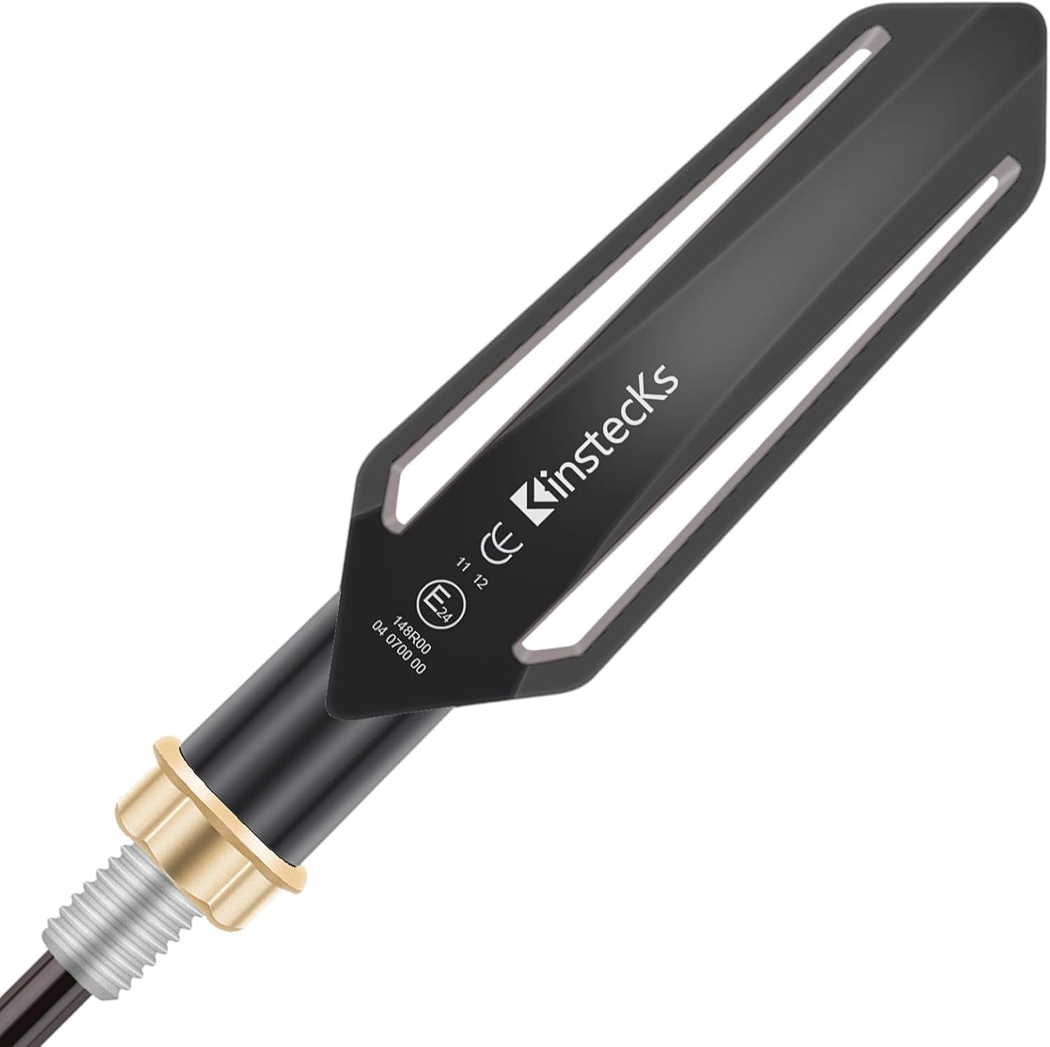 Kinstecks 4PCS Motorcycle Indicators Turn Signal Lights Flowing Motorbike Turning Indicators Daytime Running Lights Brake Lights 12V for Motorcycle Motorbike