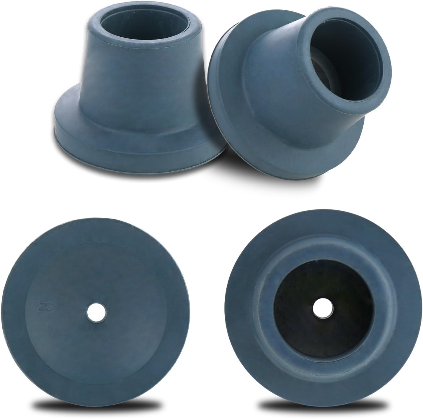 Rubber Tips for Bath Shower Chairs and Transfer Benches, 4Pcs Non Slip Shower Bench and Tub Transfer Benches Feet Tips, Rubber Shower Chair Foot Leg Sliders Tip for Shower Chair and Bath Seat image number 2