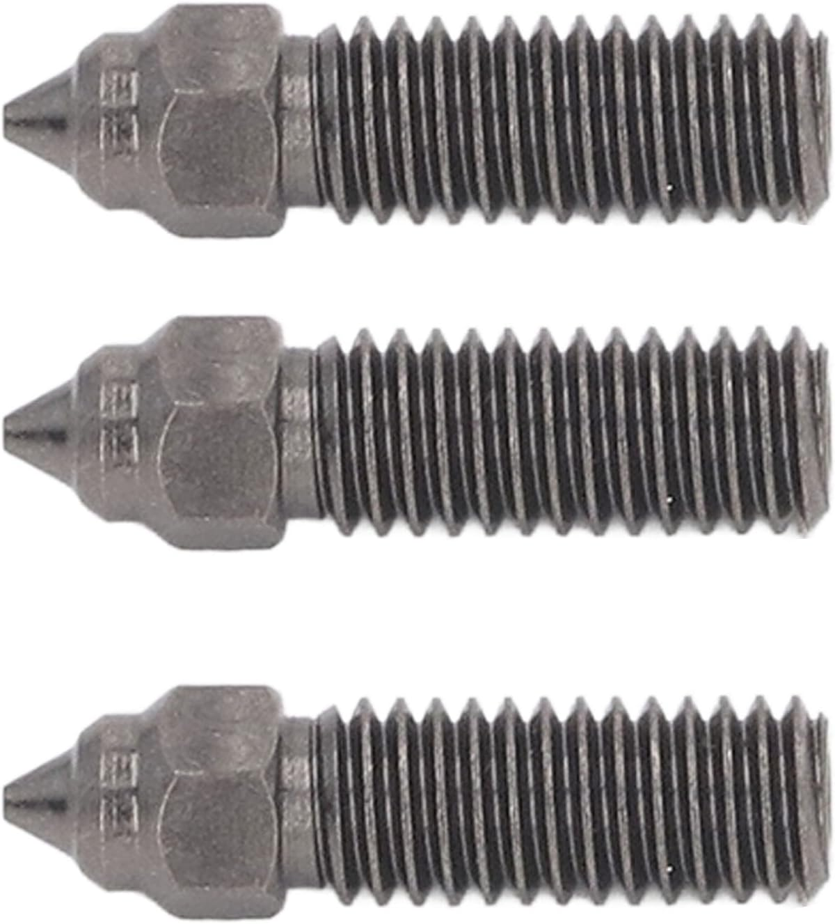 Phefop Printer Extruder Nozzle Kit for Sovol SV06 plus - High Nozzle Kit - Hardened Steel 3Pcs (1.75/0.6Mm) image number 2