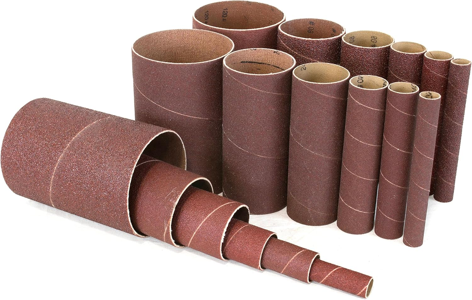 WEN 6510SPC Assorted Grits Spindle Sanding Sleeves (18 Pack) image number 5