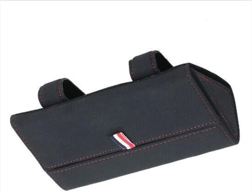 BOOC Soft Suede Car Sun Visor Glasses Case,Bigger Space Magnetic Ticket Card Sunglasses Storage Box Glasses Holder Compatible with Universal Vehicle Accessories image number 6