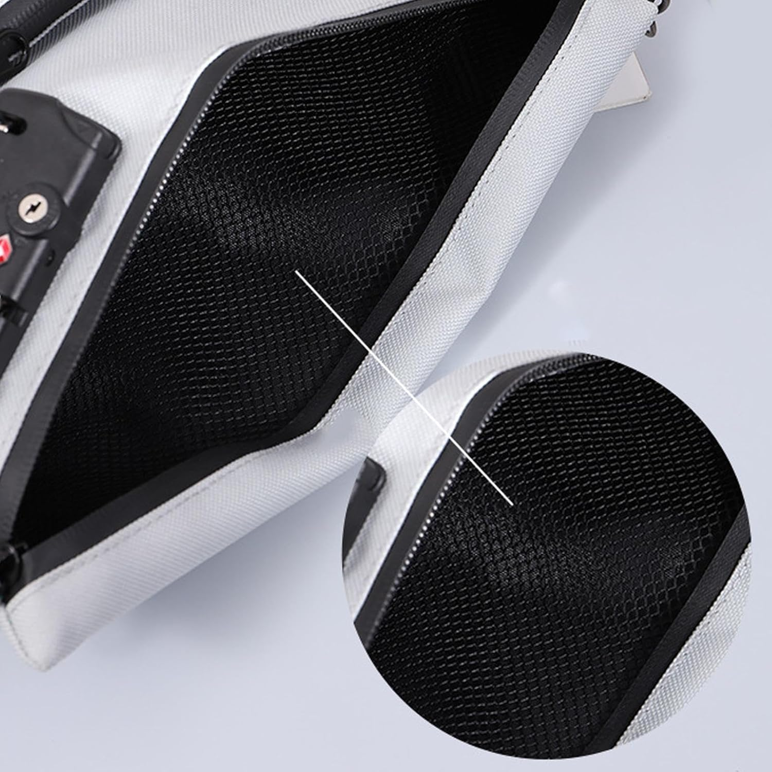 Locking Money Bag - Money Bag for Travel Storage | Register Cash Fashion Wallet Locked for Passports Women Notary Supplies Bank Secure Storage Travel Daily Organization image number 4