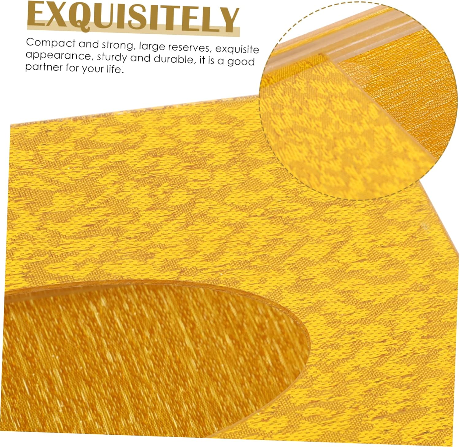 SHOWERORO Tissue Box Holder Tissue Storage Container Acrylic Napkin Case Container Decorative for Restaurant image number 4