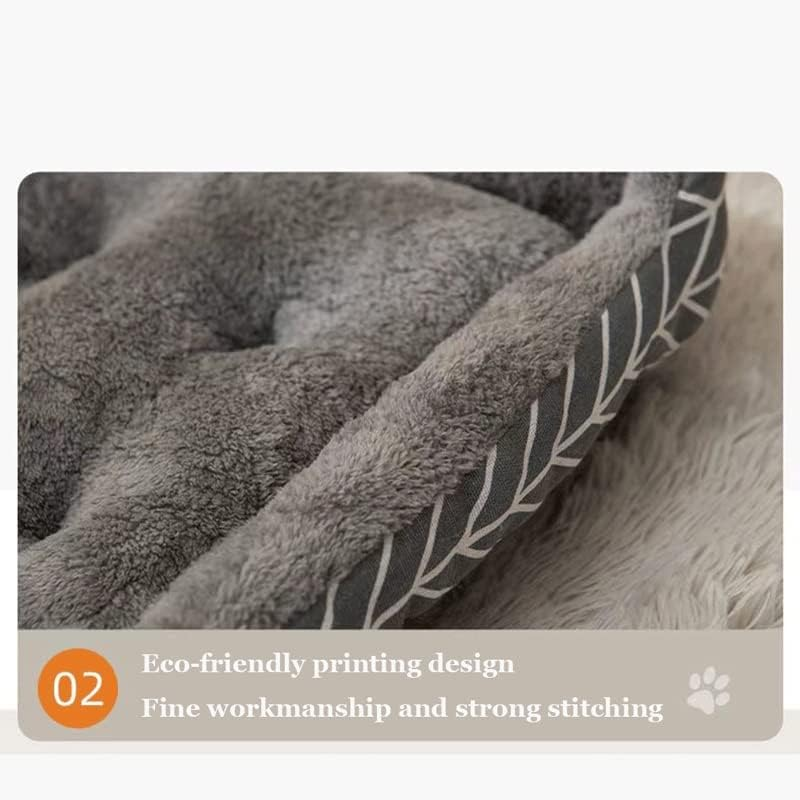 Dog Bed Dog Crate Mattress Mat 90 * 70CM 80 * 60CM Dog Cage Pillow Cat Bed Washable Pet Bed Cushion Blanket for Medium Dogs Super Soft Cozy Non-Slip Bottom (Color : F, Size : 50 * 40Cm) image number 2