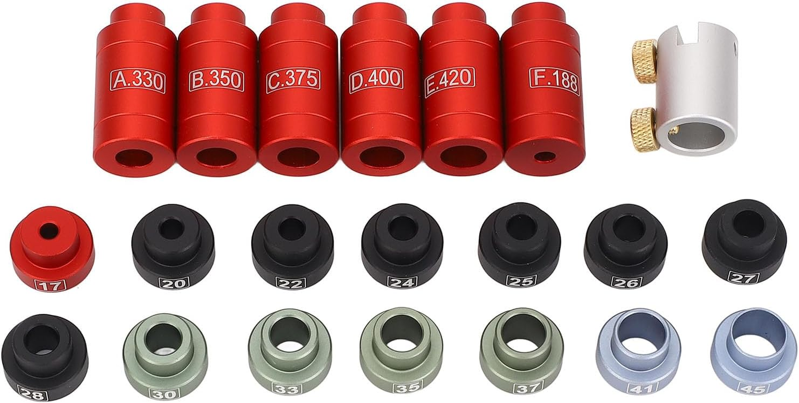 Headspace Gauge, Aluminum Alloy Gauge Comparator Kit, Comparator Headspace Gauge Body Kit, Reloading Kit with Storage Box, Precise Measurement image number 2