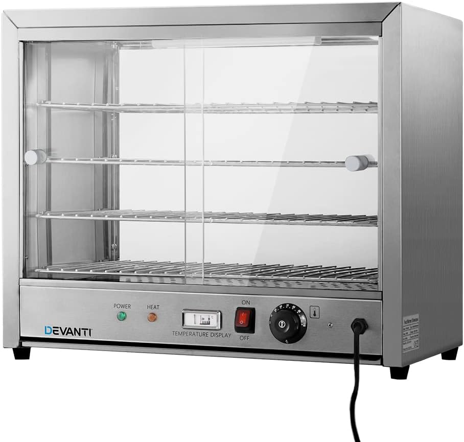 Commercial Food Warmer Hot Display Showcase Cabinet 64Cm Restaurant Catering image number 5