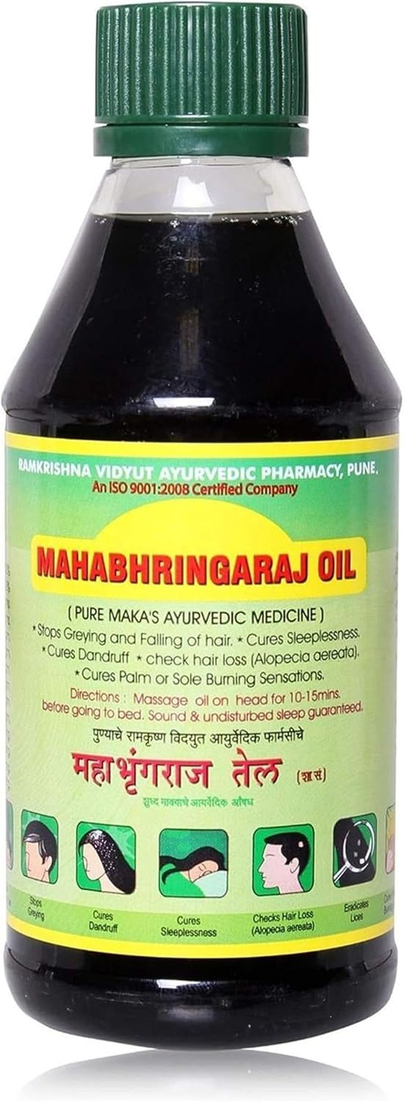 Ramakrishna Vidyut Ayurved Pharmacy Maka Mahabhringaraj Oil, 100 Ml