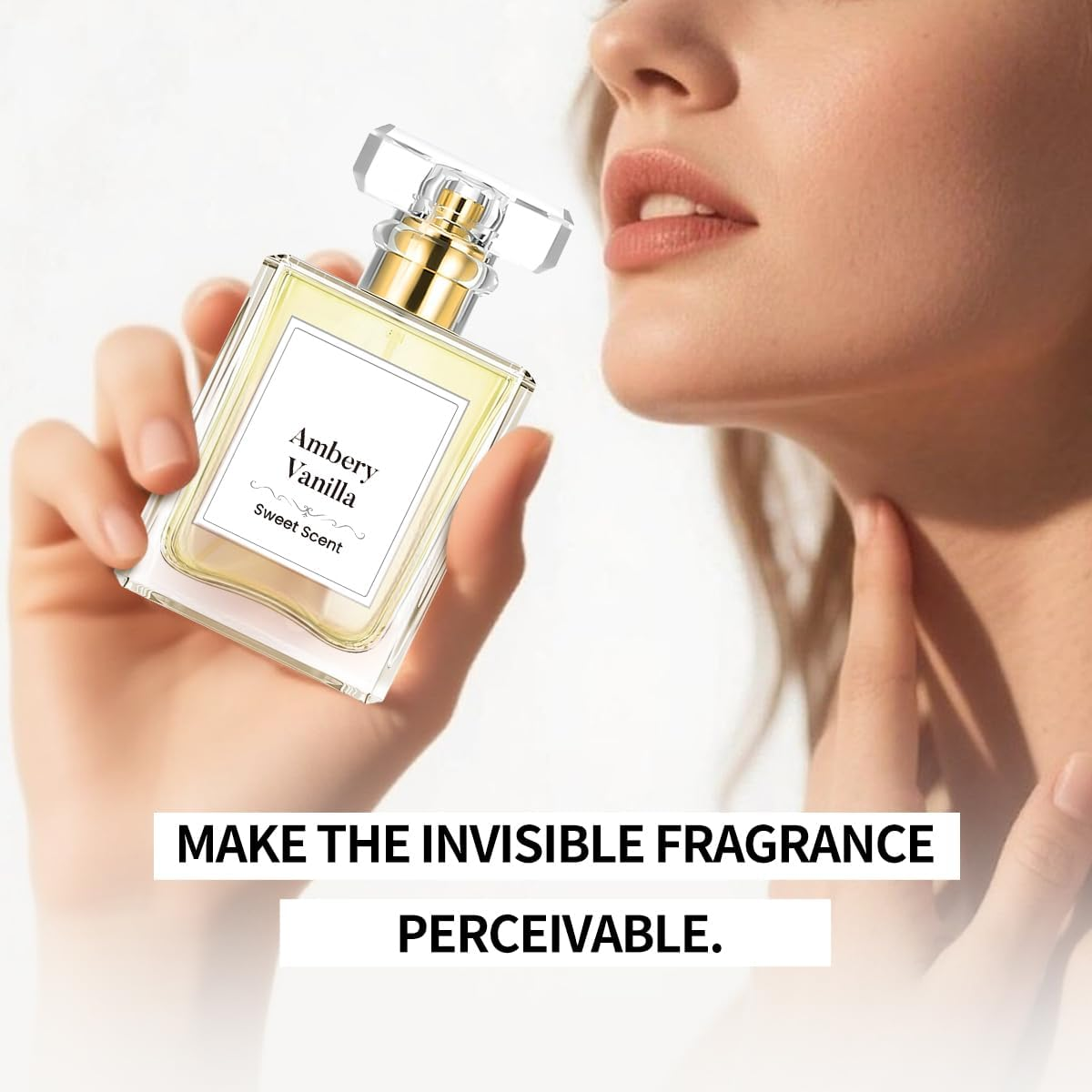 Ambery Vanilla Perfume Spray for Women &ndash; 50ML/1.7FL.OZ Sweet Floral Scent with Jasmine & Sandalwood | Long-Lasting, Alcohol-Free Fragrance image number 1