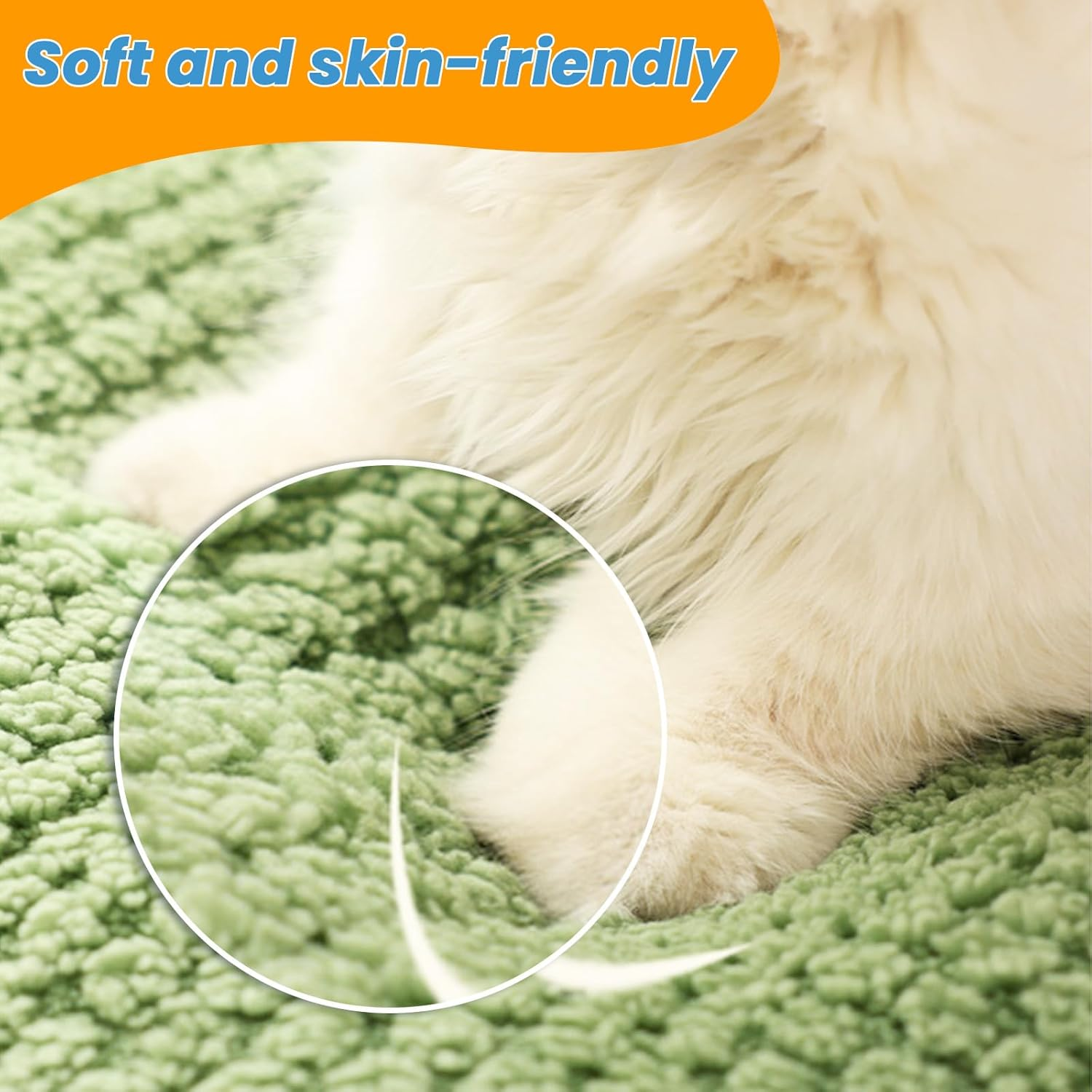 Cute Frog Cat Bed with Cover Cozy Plush Fluffy Warm Cave Style Pet Bed for Indoor Cats and Small Dogs Anti-Nxiety Washable Waterproof Bottom,40Cm