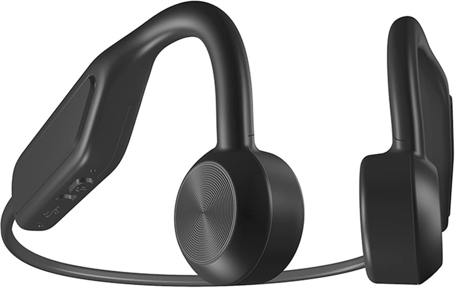 ZRUHIG Bone Conduction Headphones Open-Ear Earphones Bluetooth Sport Headset with Mic for Workout, Running, Gym, Hiking, Driving, Cycling-Black image number 4