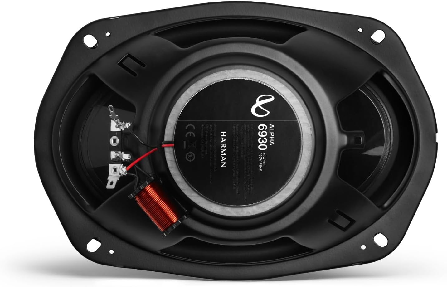 Infinity 3-Way 490W Peak Coaxial Car Audio Speakers, 6 X 9 Inch image number 1