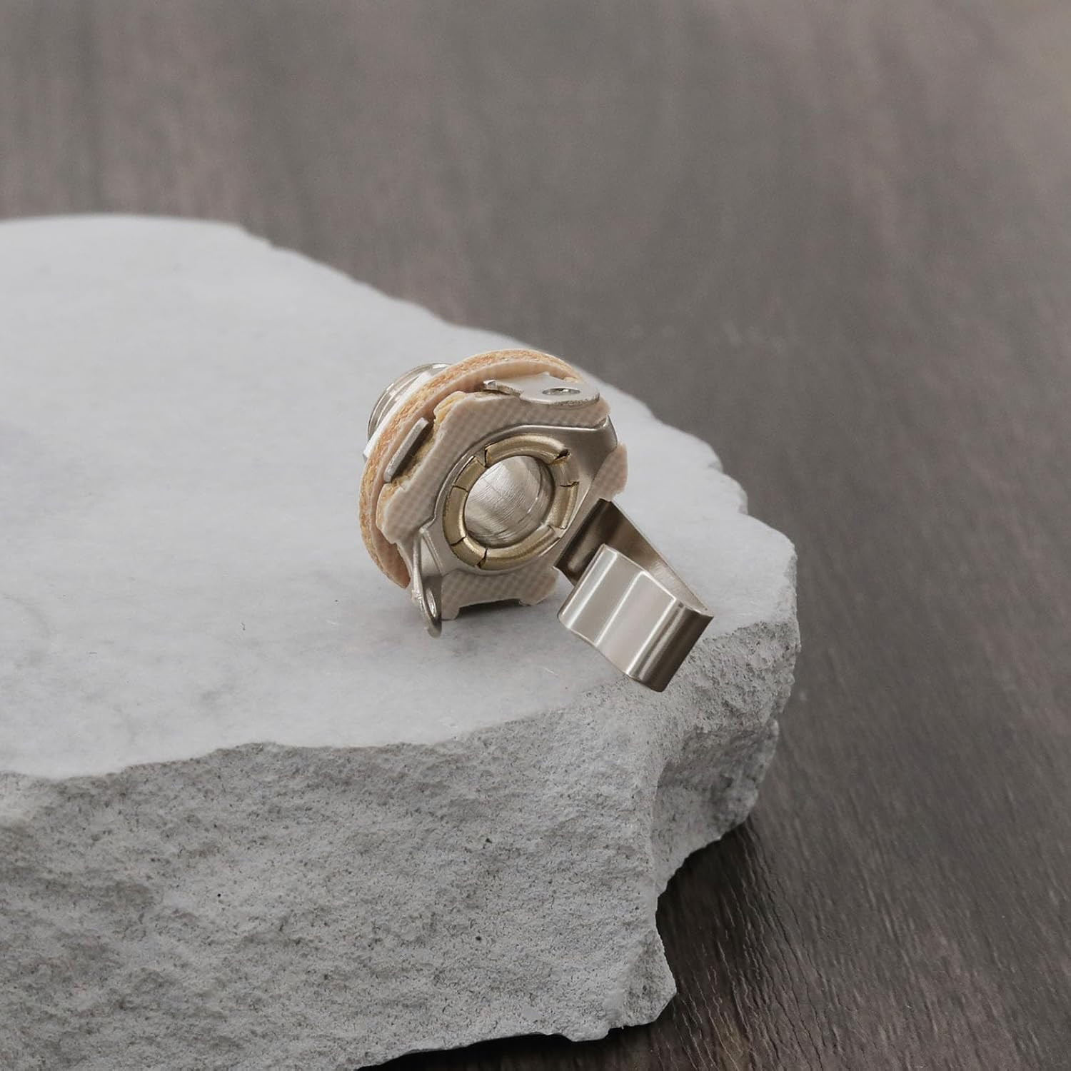 OTOTEC 10Pcs 1/4" Guitar Mono Jack 6,35Mm Brass Mono Panel Mount Jack Socket with Washer and Nut for Electric Guitar Bass Chrome image number 2