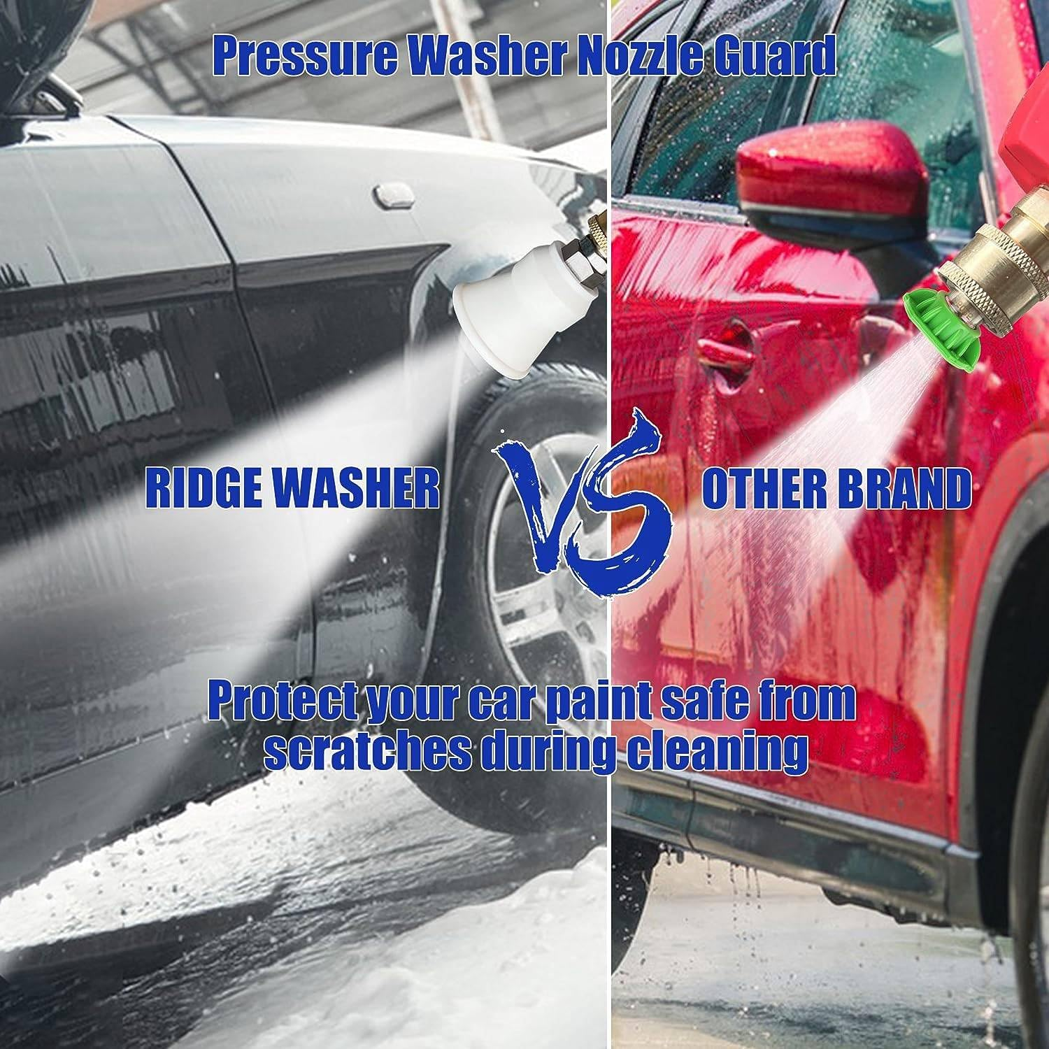 Pressure Washer Nozzle Guard, Power Washer Nozzle Tips with 1/4Inch Quick Connect as Shown Orifice 3.0 image number 5