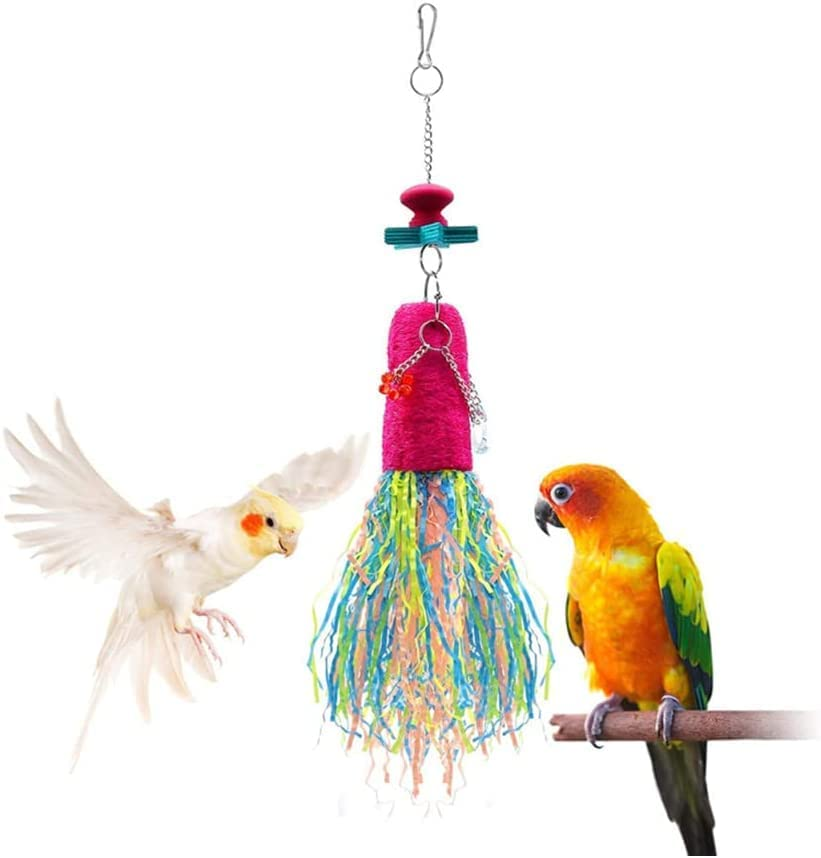 Bird Parrot Toys 3 Pack Shredder Chewing Cage Foraging Hanging Toy for Small Parakeets Parrotlets Lovebirds Cockatiels Hummingbird Finches image number 3
