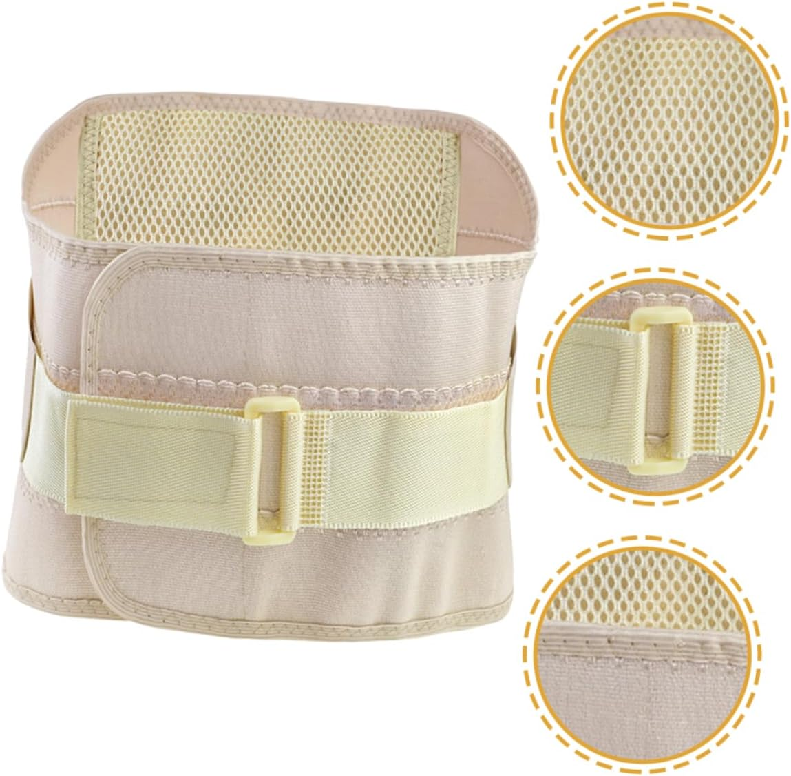 Postpartum Abdominal Girdle Belt Lightweight Breathable Cotton Waist Shaping Band for Women Yoga Running Cycling Corset Pink image number 3