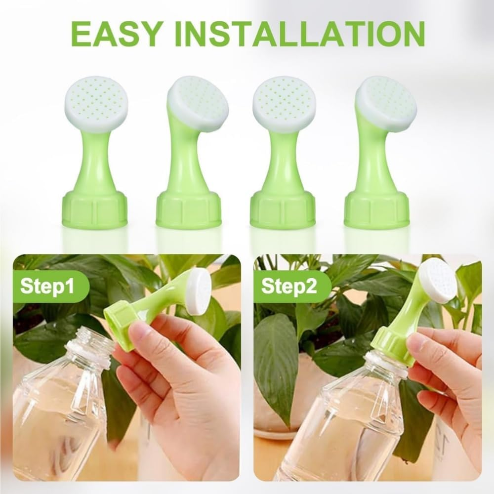 6Pcs Portable Shower,Mini Sprinkler Water Can Bottle Top, PVC Head Plant Irrigation Attachments Watering Nozzles for Bottles Bottle Top Sprinkler Nozzle Portable Bottle Cap Sprinkler Heads image number 5