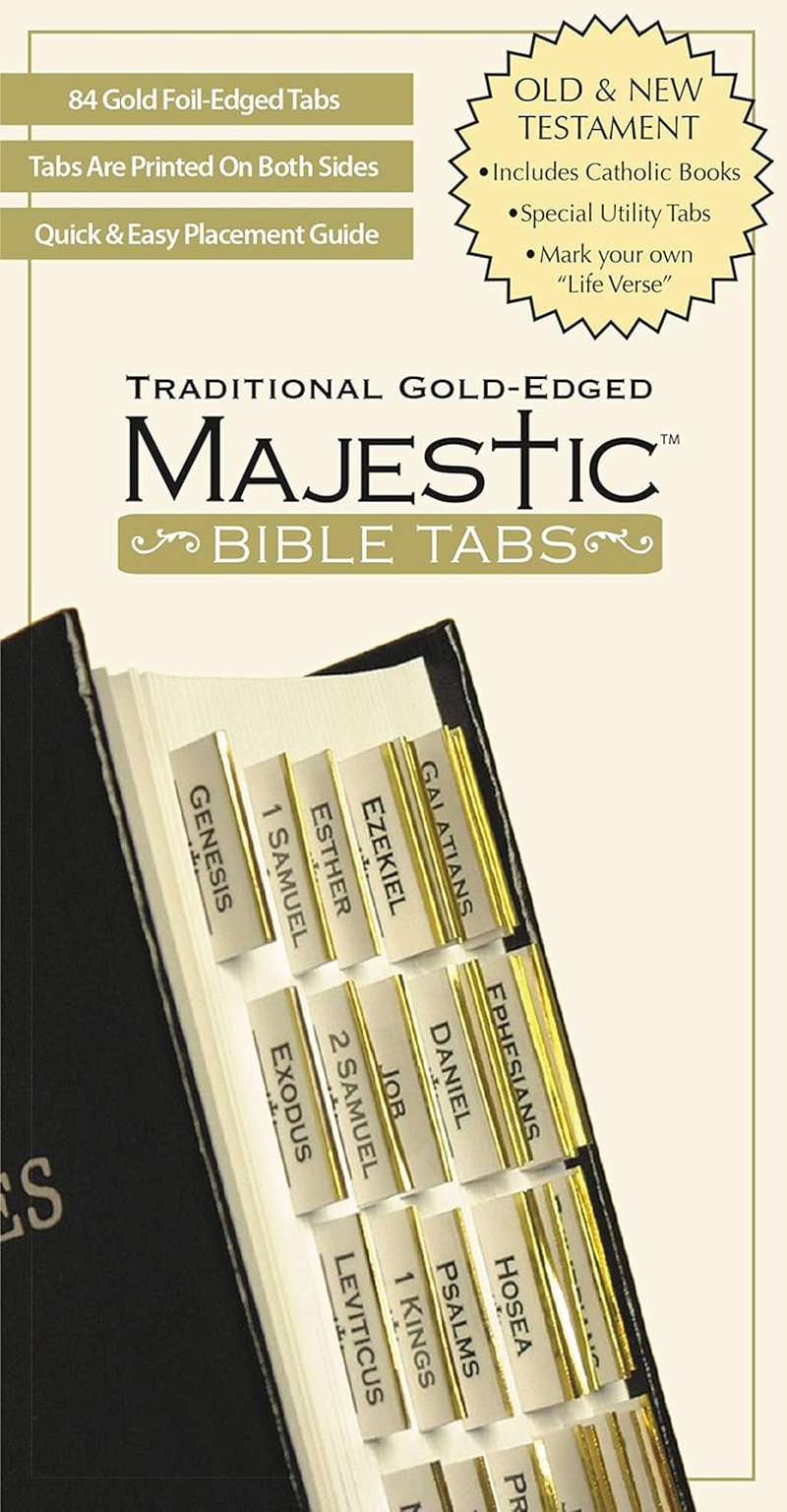 Majestic Traditional Gold-Edged Bible Tabs image number 3