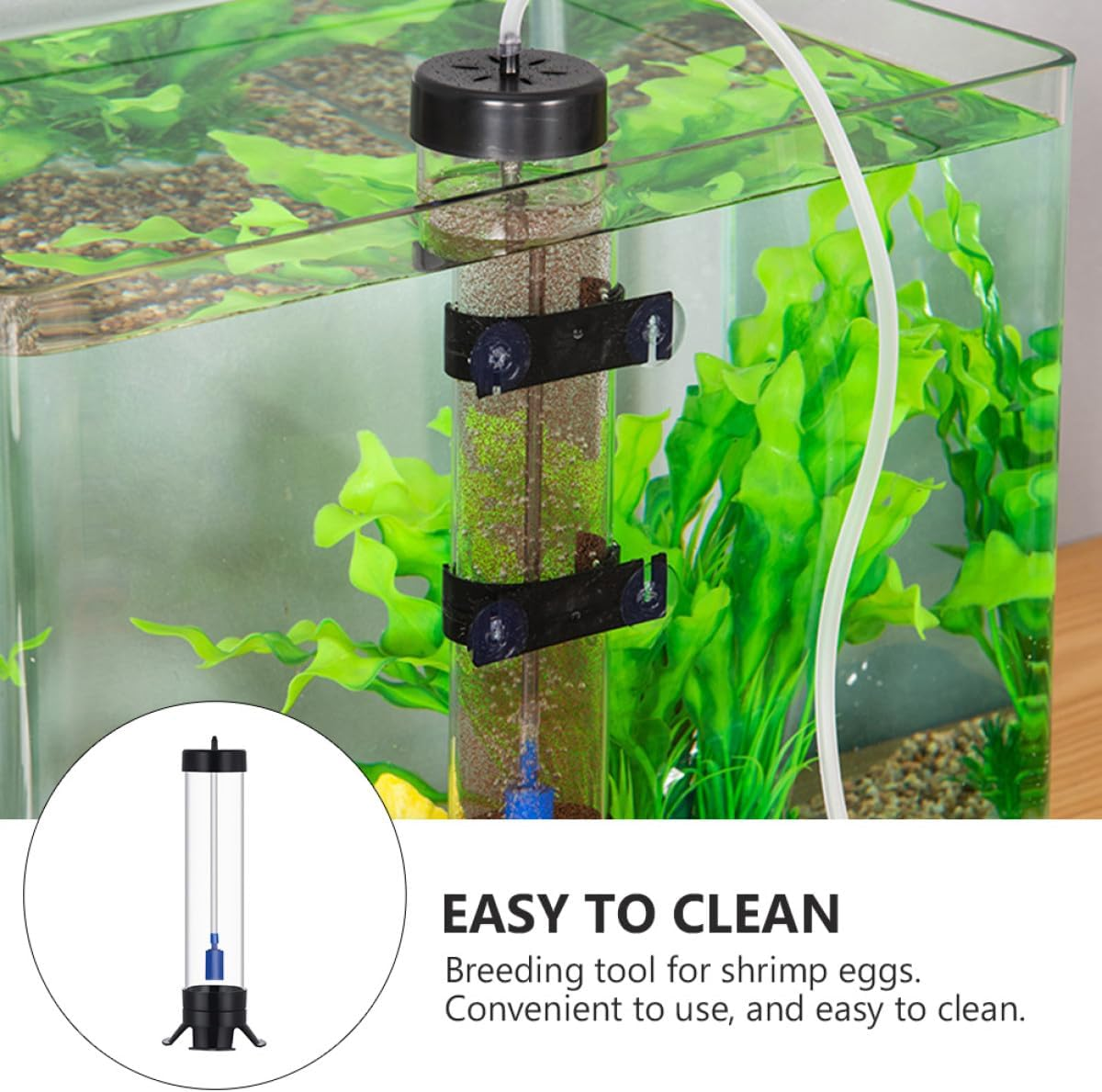 Mipcase Shrimp Egg Incubator Breeding Tank Brine Shrimp Hatchery Container for Aquarium Fish Breeding Supplies with Design Suitable for Aquatic Pets image number 3