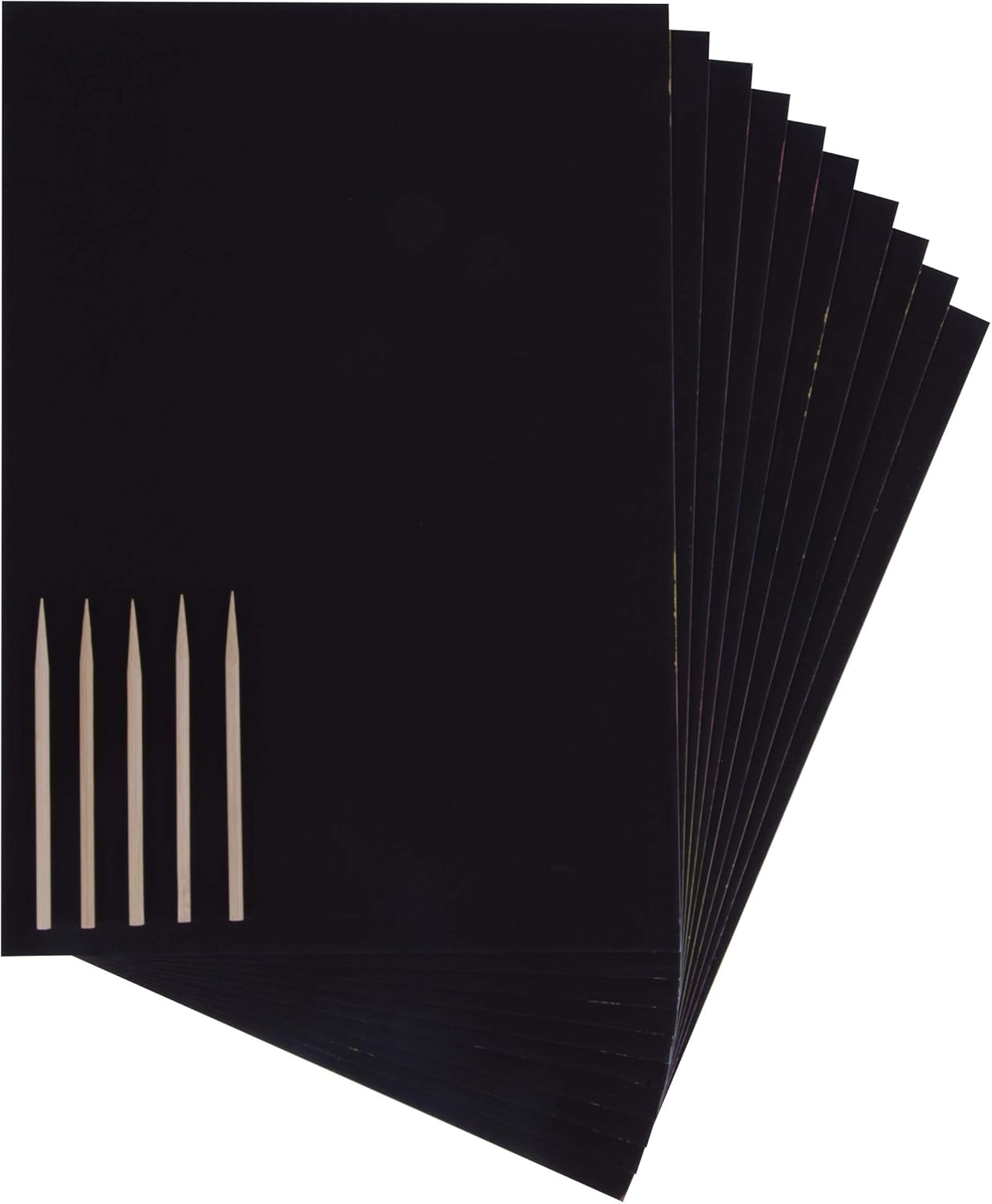 APLI Kids 18226 &ndash; Magic Scratch Scraper Sheets 10 Sheets 5 Tools image number 2