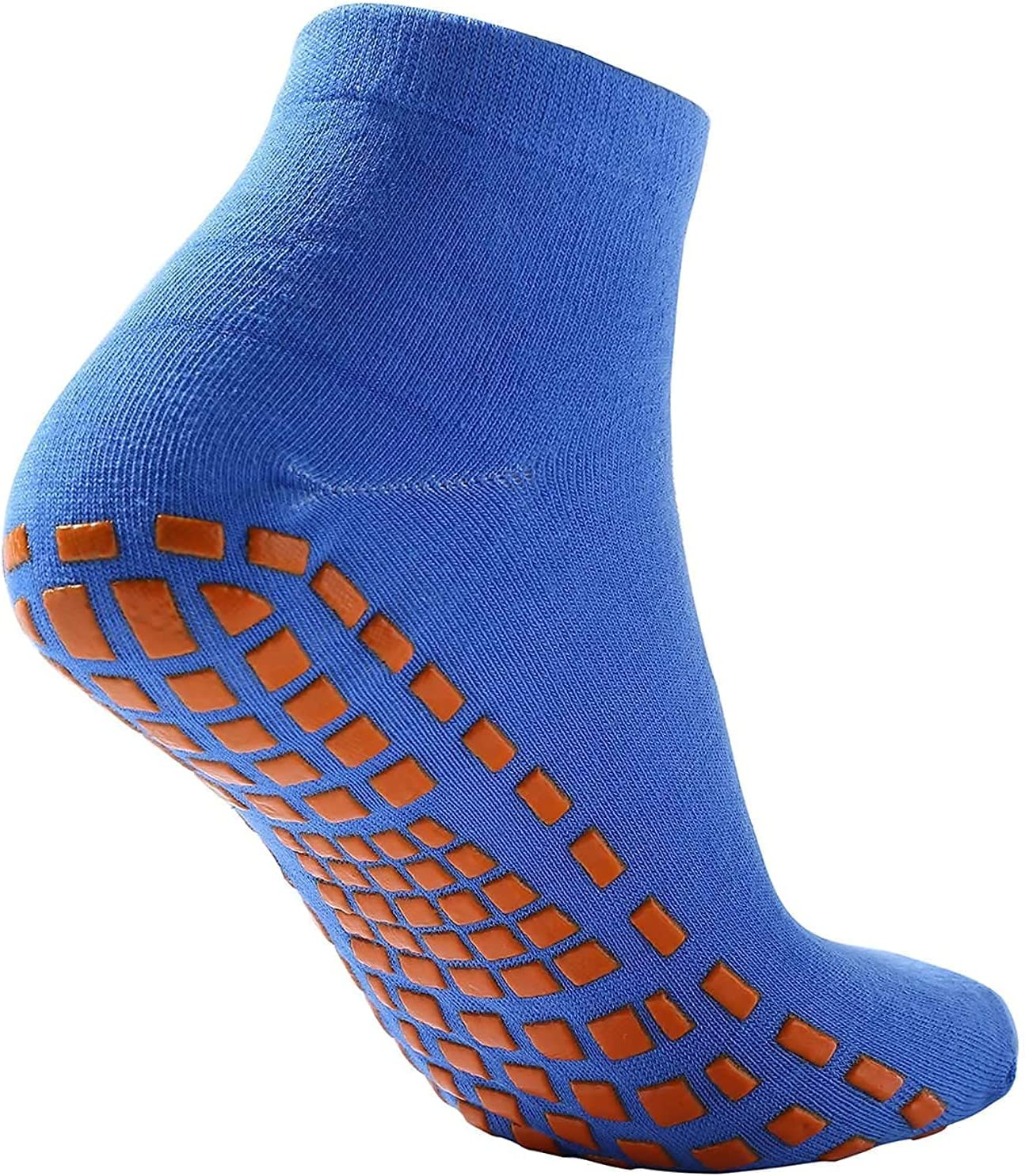 12 Pairs Non Slip Grips Yoga Socks Women Anti-Skid Socks Sticky Grippers Socks for Pilates Ballet Barre Yoga