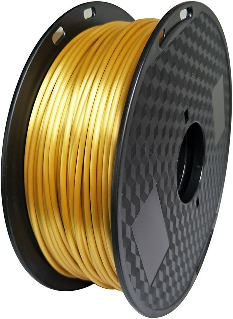 CC3D 2.85Mm 3D Printer Filament Silk Gold PLA Filament 3 Mm 1KG PLA Spool 3D Printing Material Shiny Shine Filament Silky Metallic Gold Filament