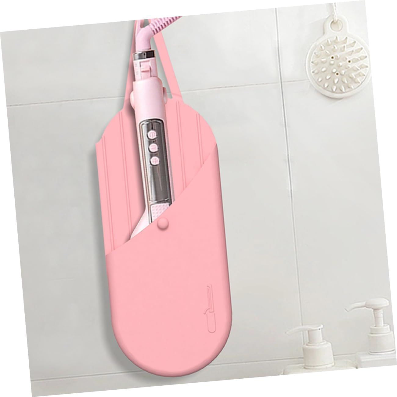 Ipetboom Hair Straightener Bag Silicone Mat Insulated Storage Organizer Heatproof for Home image number 2