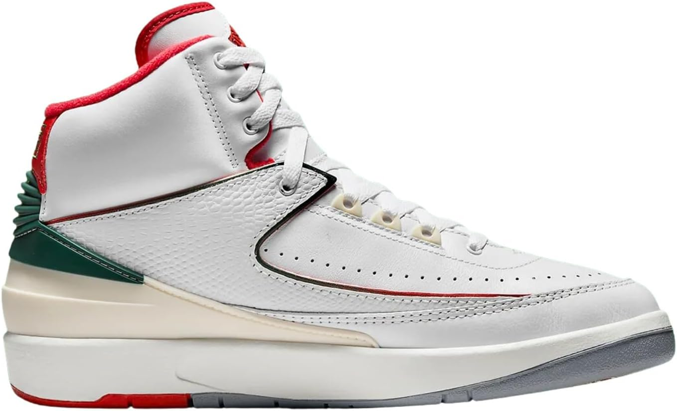Jordan Men'S 2 Retro Italy Origins White/Fire Red-Sail (DR8884 101) image number 1