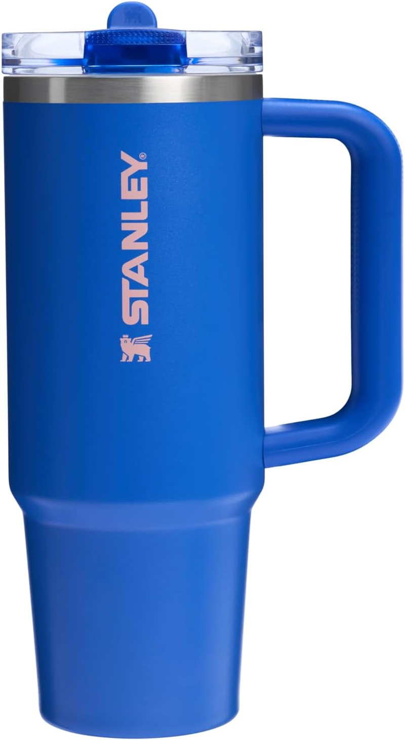 Stanley Quencher Protour Flip Straw Tumbler with Leakproof Lid 30 Oz | Built-In Straw and Handle | Cup Holder Compatible for Travel | Insulated Stainless Steel Cup | Bpa-Free | Royal Blue image number 1