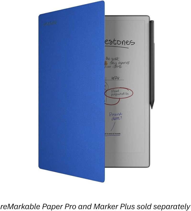 Remarkable Book Folio | Polymer Case for Remarkable Paper Pro Tablet | Cobalt image number 2