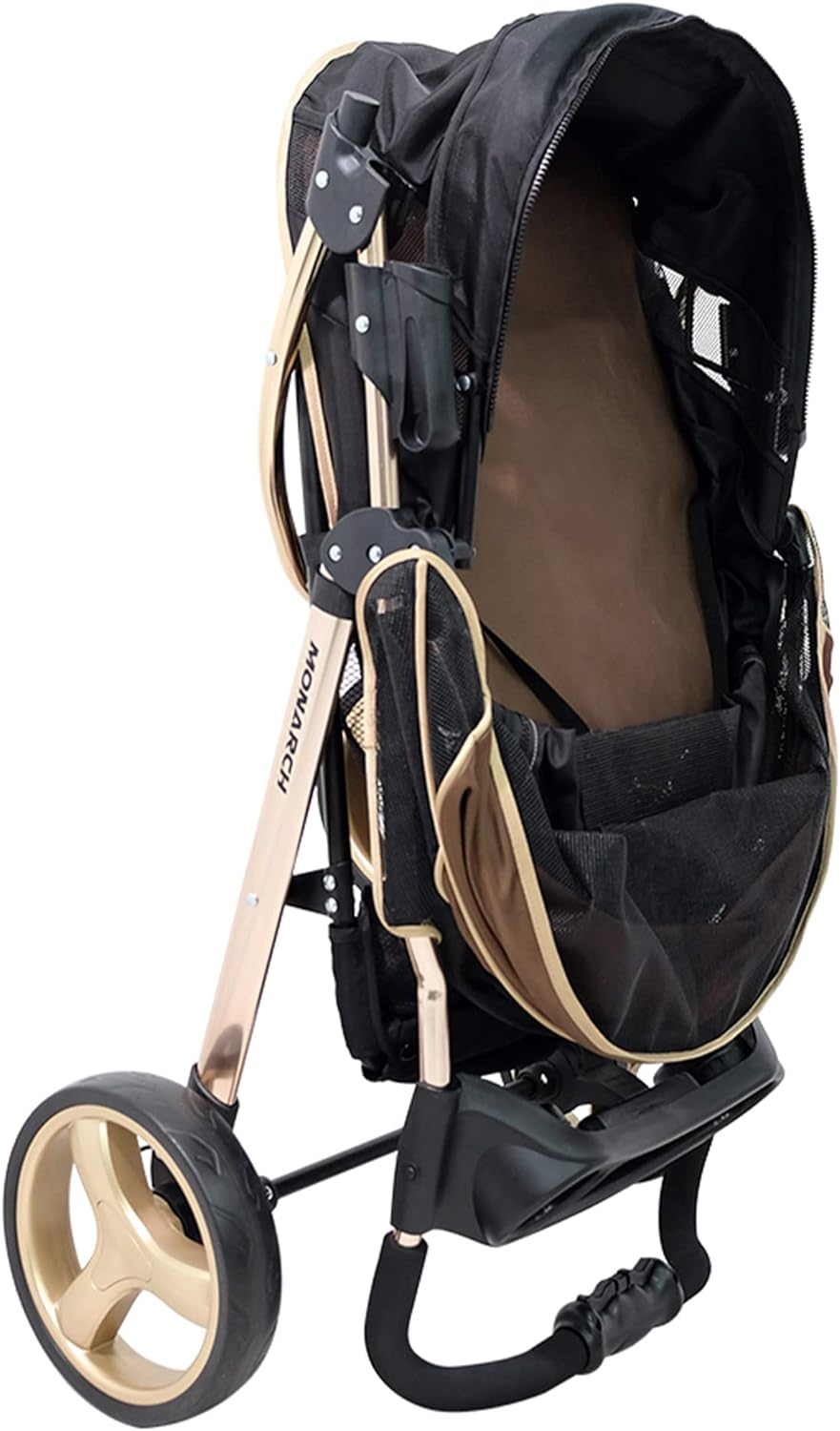 Ibiyaya Monarch Premium Pet Jogger Stroller, Luxury Gold image number 6