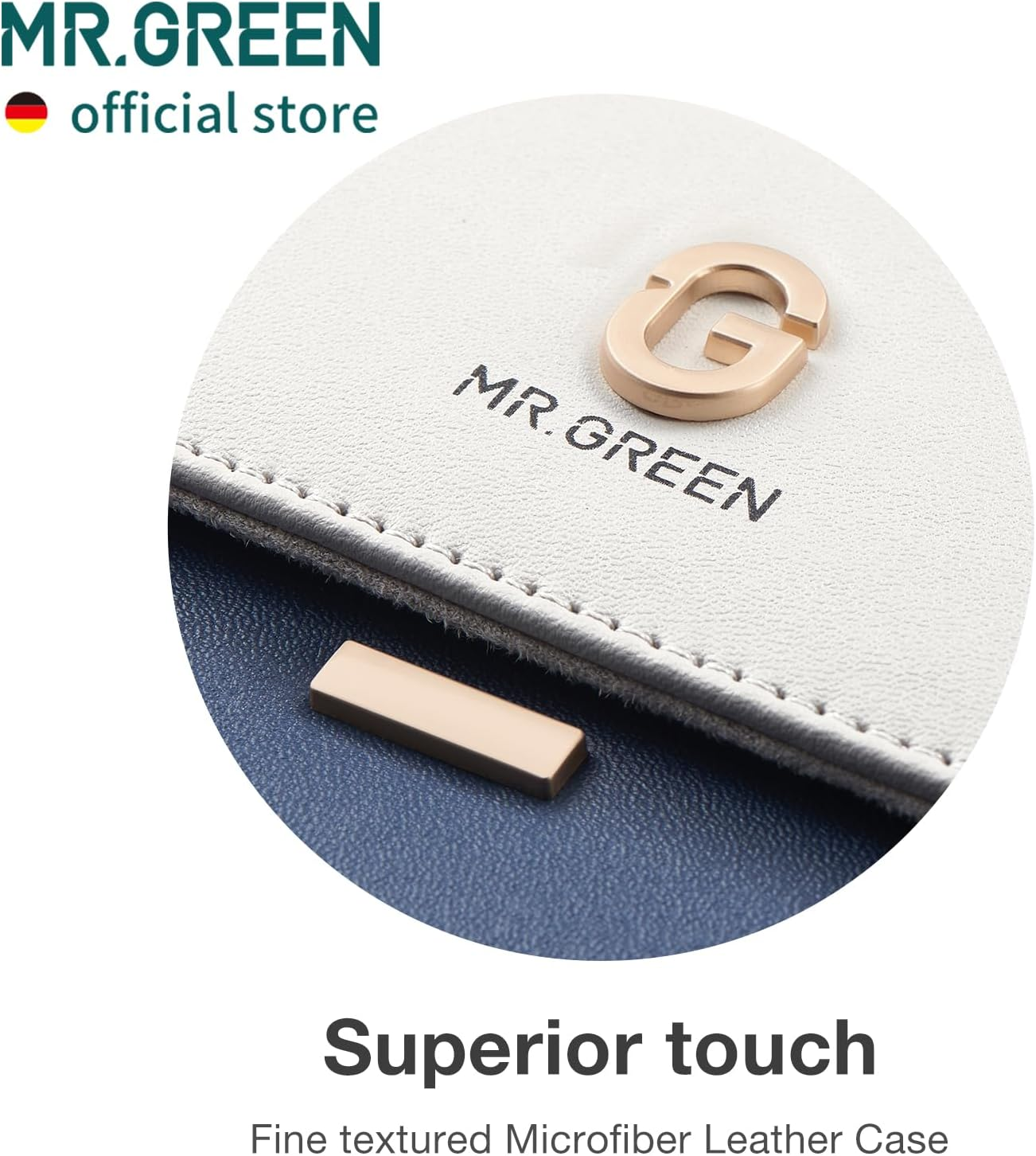 MR.GREEN Manicure Sets 8 in 1 Pedicure Kits Stainless Steel Nail Clipper Set Personal Care Tools with Microfiber Leather Case (Mr-6659) image number 1