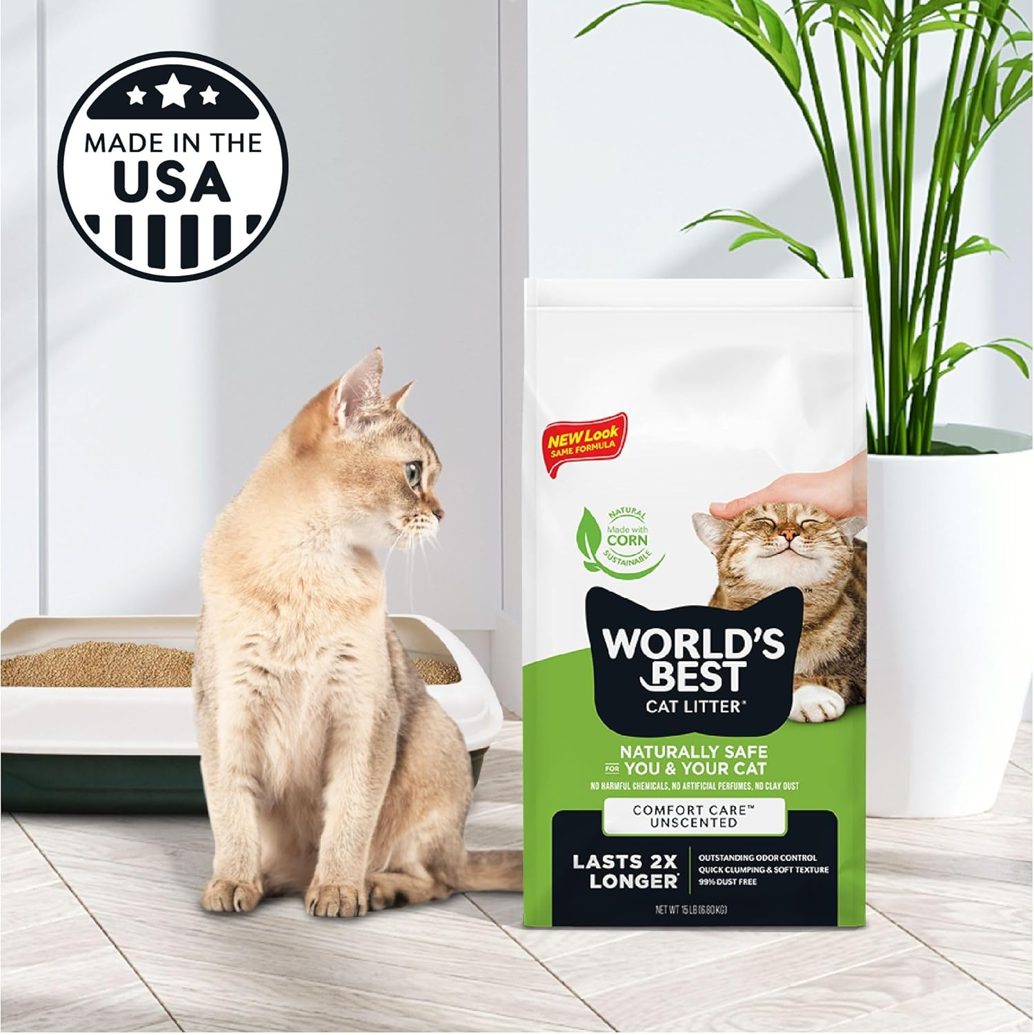 World'S Best Cat Litter Clumping Formula 6.8Kg image number 1