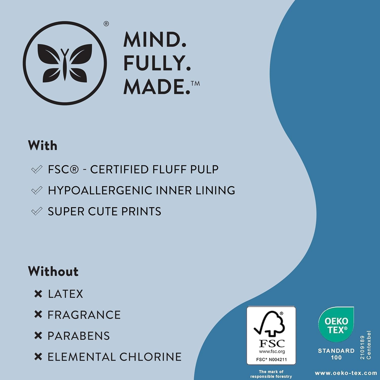 The Honest Company Clean Conscious Training Pants | Plant-Based, Sustainable Diapers | Magical Moments + Butterfly Kisses | Size 2T/3T (Up to 34 Lbs), 66 Count