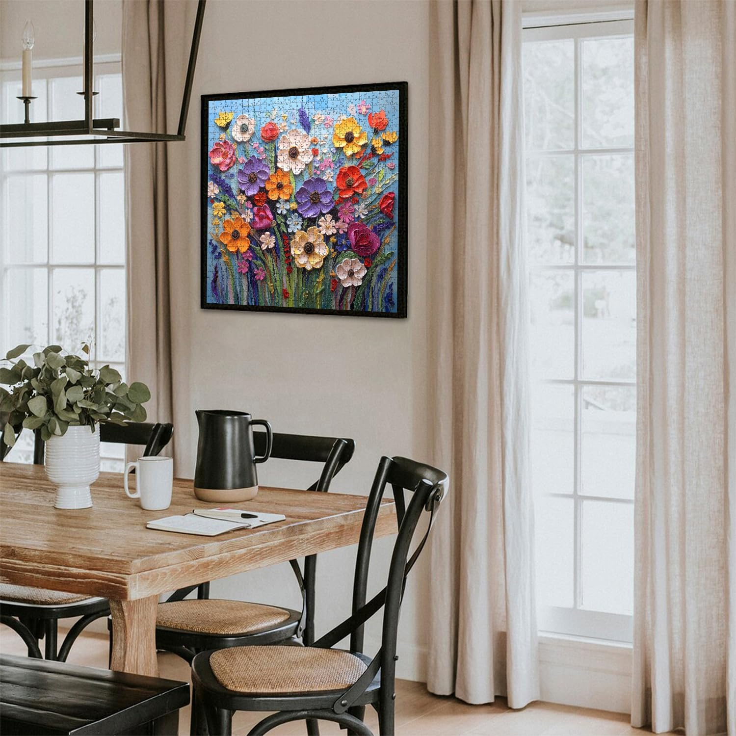 Colorful Flowers Puzzles for Adults 1000 Pieces image number 6