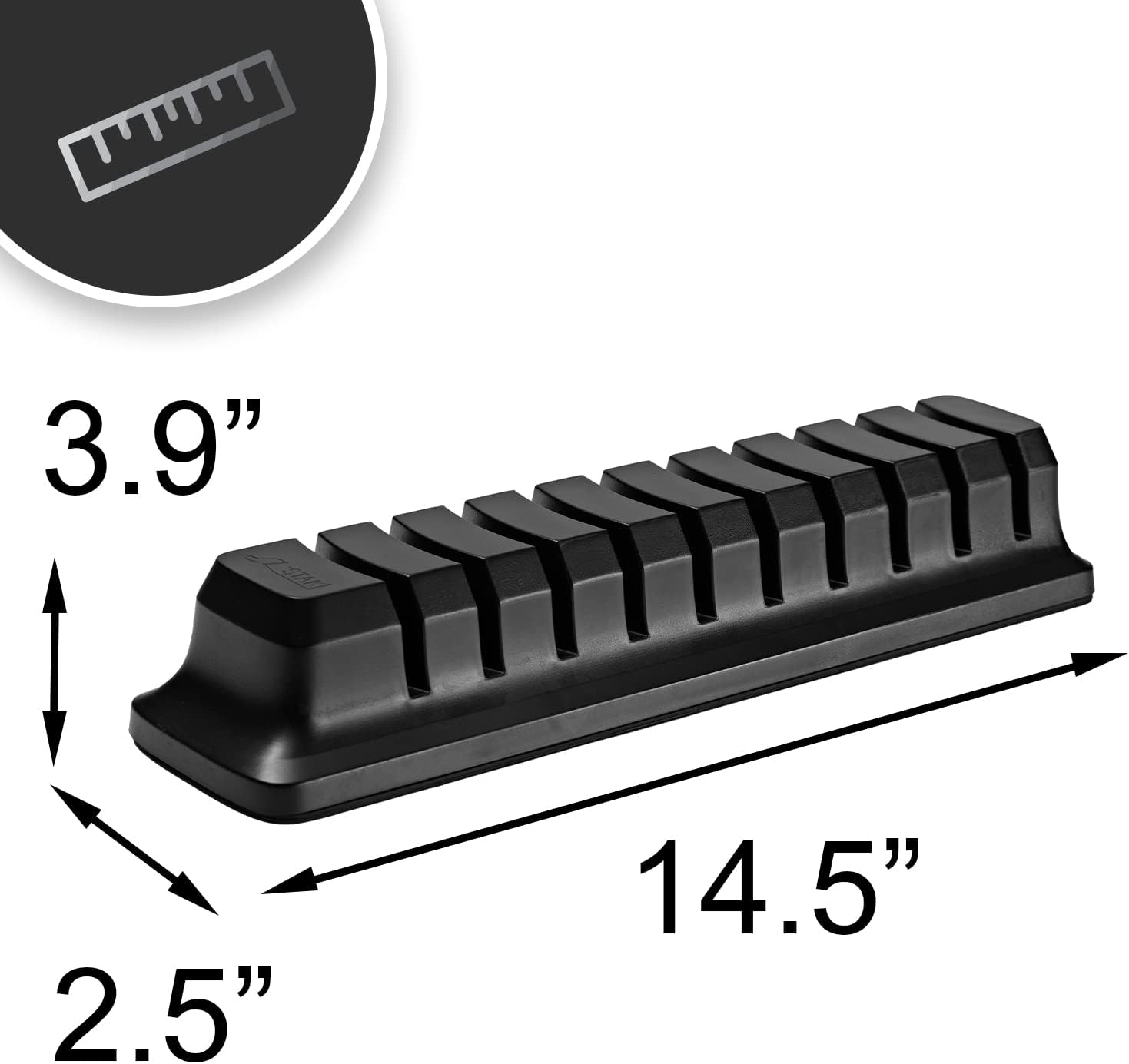 Hat Organizer for Baseball Caps - Hat Holder for 10 Baseball Caps - No Install Required Cap Rack Closet Organizer System Hat Racks for Baseball Caps (Black) - White image number 7