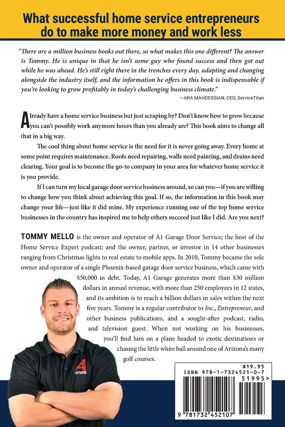 Home Service Millionaire: How I Went from $50,000 in Debt to a $30 Million+ Business in Seven Years image number 1