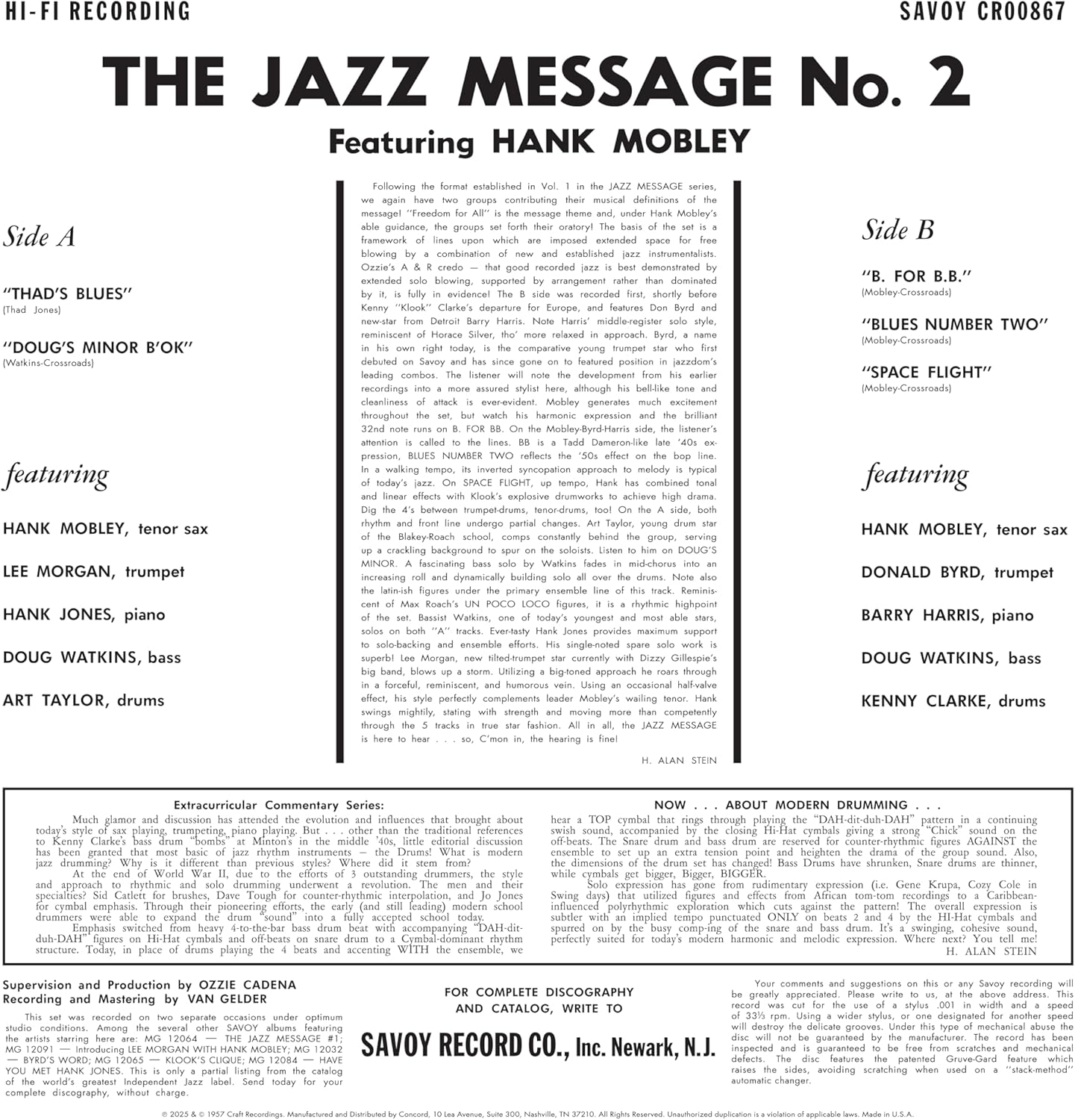 Jazz Message #2 (Original Jazz Classics Series)