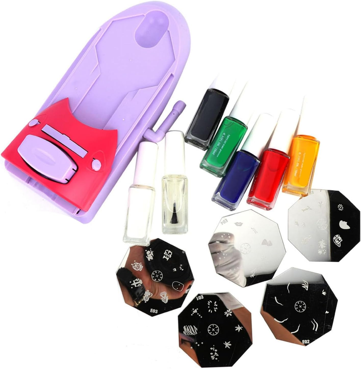 Haofy Nail Printer with Precise Positioning for Custom Pattern Portable Printing Machine for Manicure Tools, Nail Art Printer, Plate Drawing for Personal Use, Professional Salons image number 6