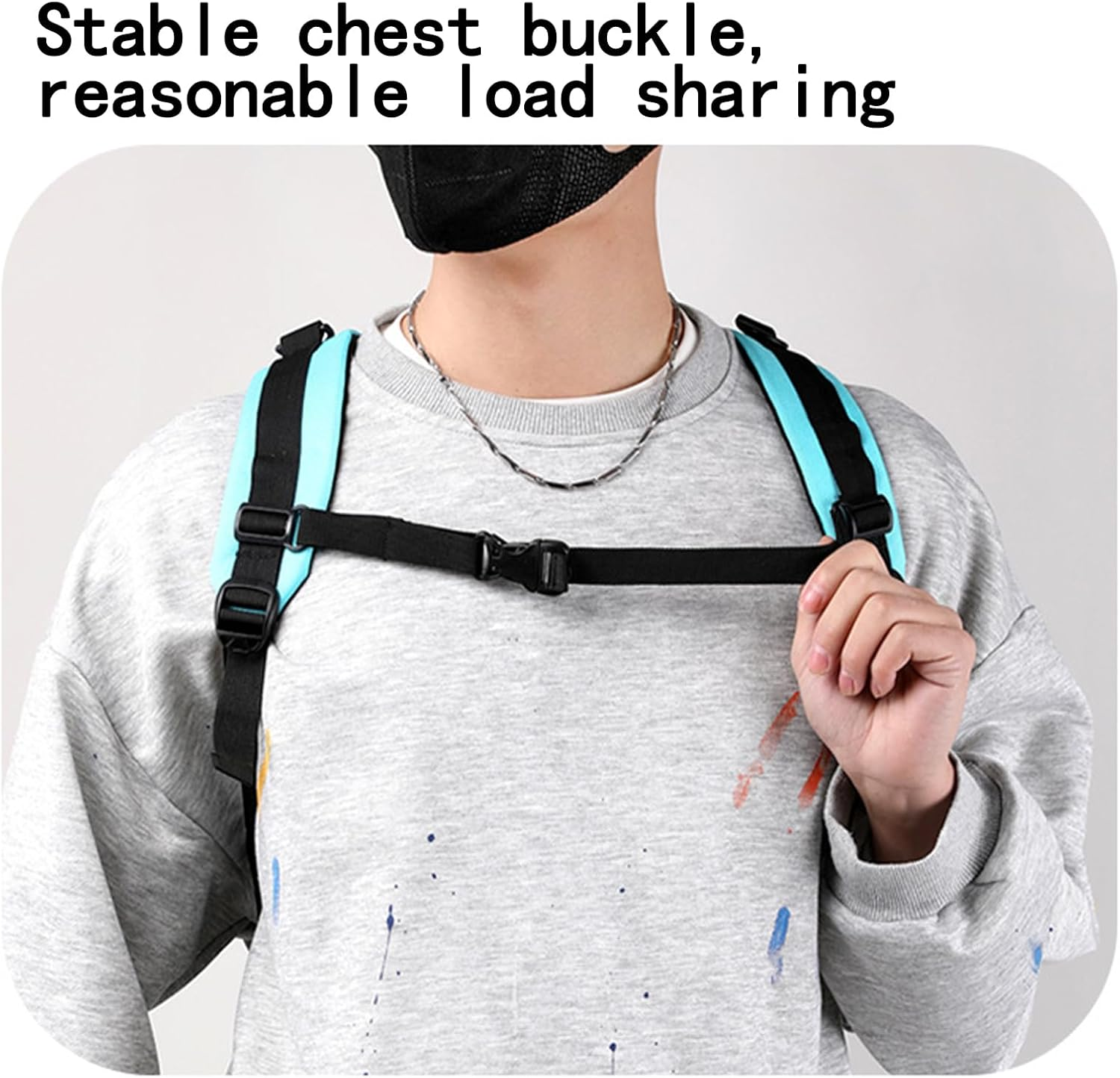 2-In-1 Tennis Bag with Shoe Compartment & Laptop Sleeve - Water Resistant Sports Bag for Men & Women, Large Tennis Racket Bag with Ventilated Pocket, Gym & Travel Backpack - Blue image number 2