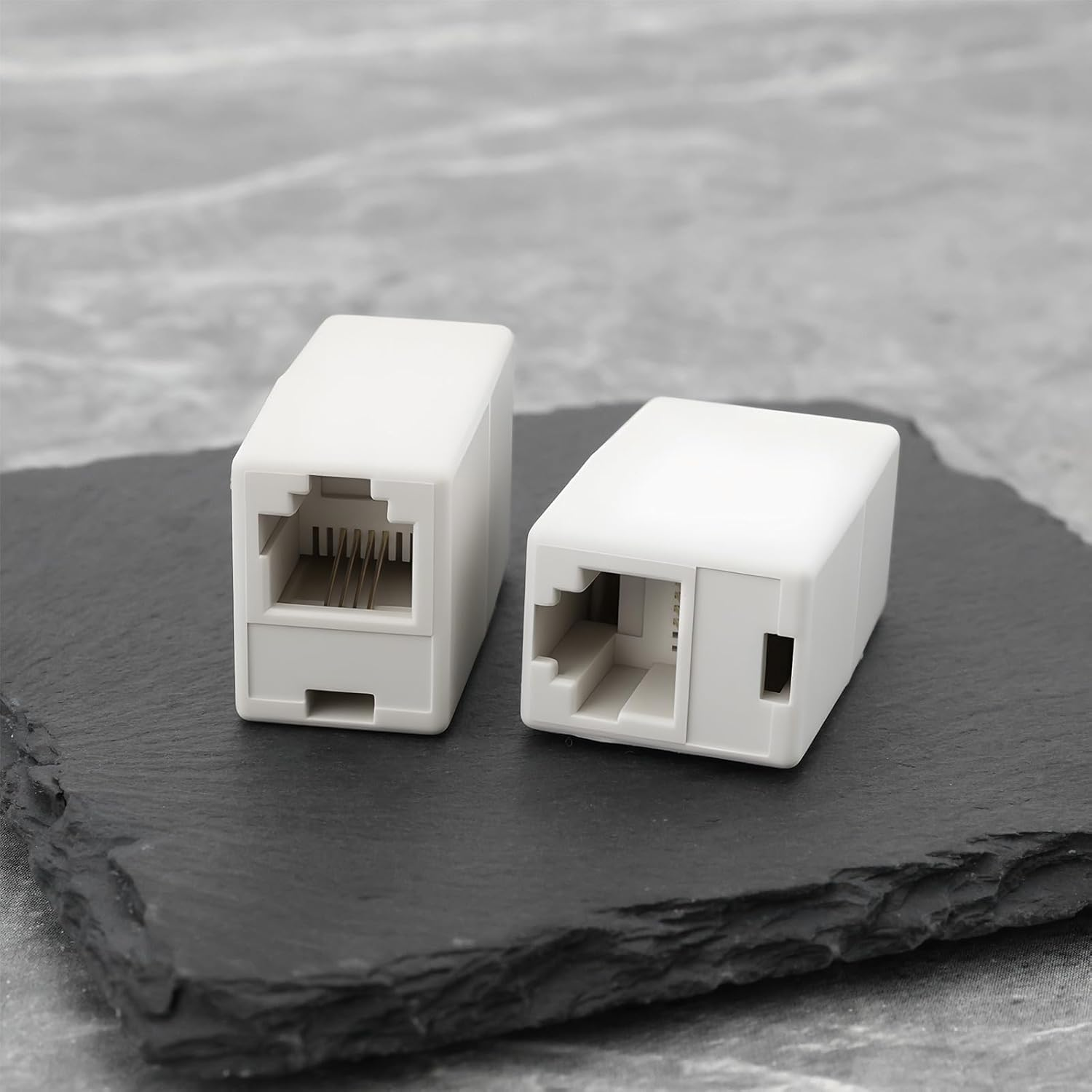 VGOL 4Pcs RJ11 6P4C Coupler Female to Female Adapter for Landline Phone Fax ADSL Modems image number 5