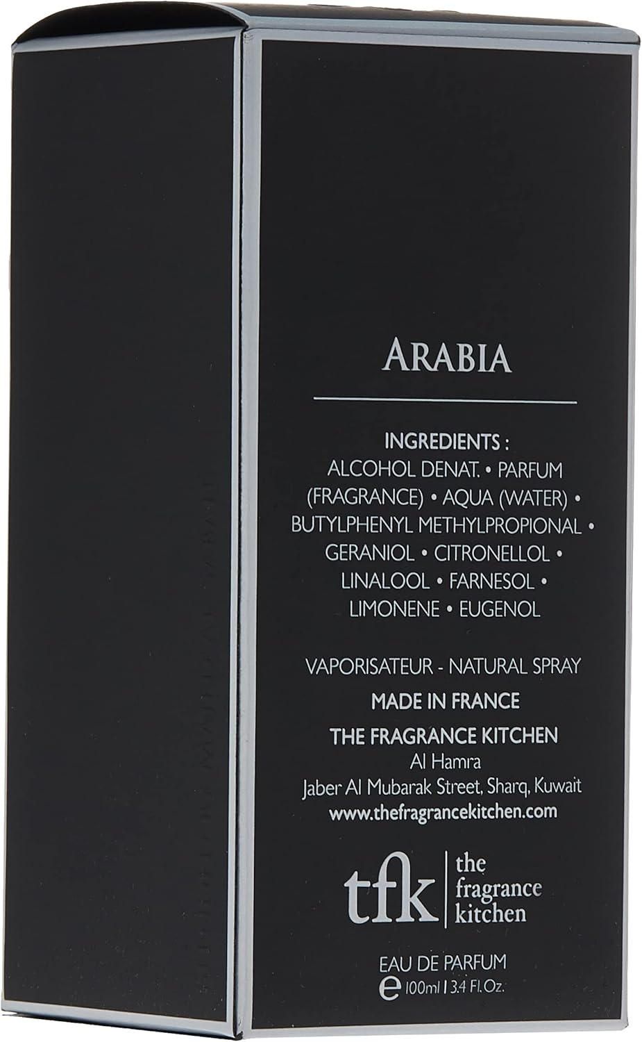 Tfk Arabia for Men & Women Perfume - Eau De Parfum, 100 ML