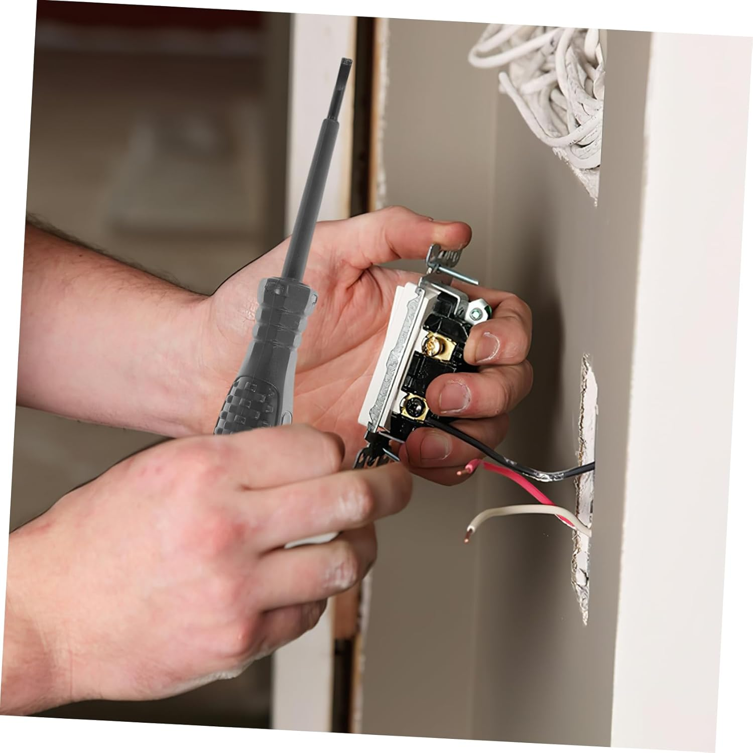 FELTECHELECTR Electrical Tester Pen Low Voltage Tester Automotive Voltage Detector Pen image number 3