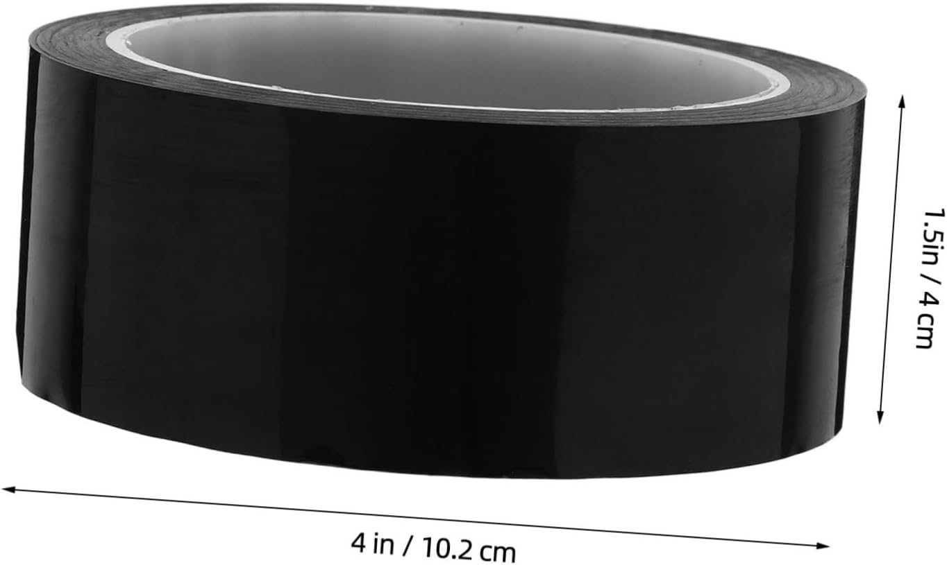 ULTECHNOVO High Temp Resistant Black Duct Tape Heatproof Light Dimming Tape No Residue Led Light Blocking Blackout Window Cover image number 1