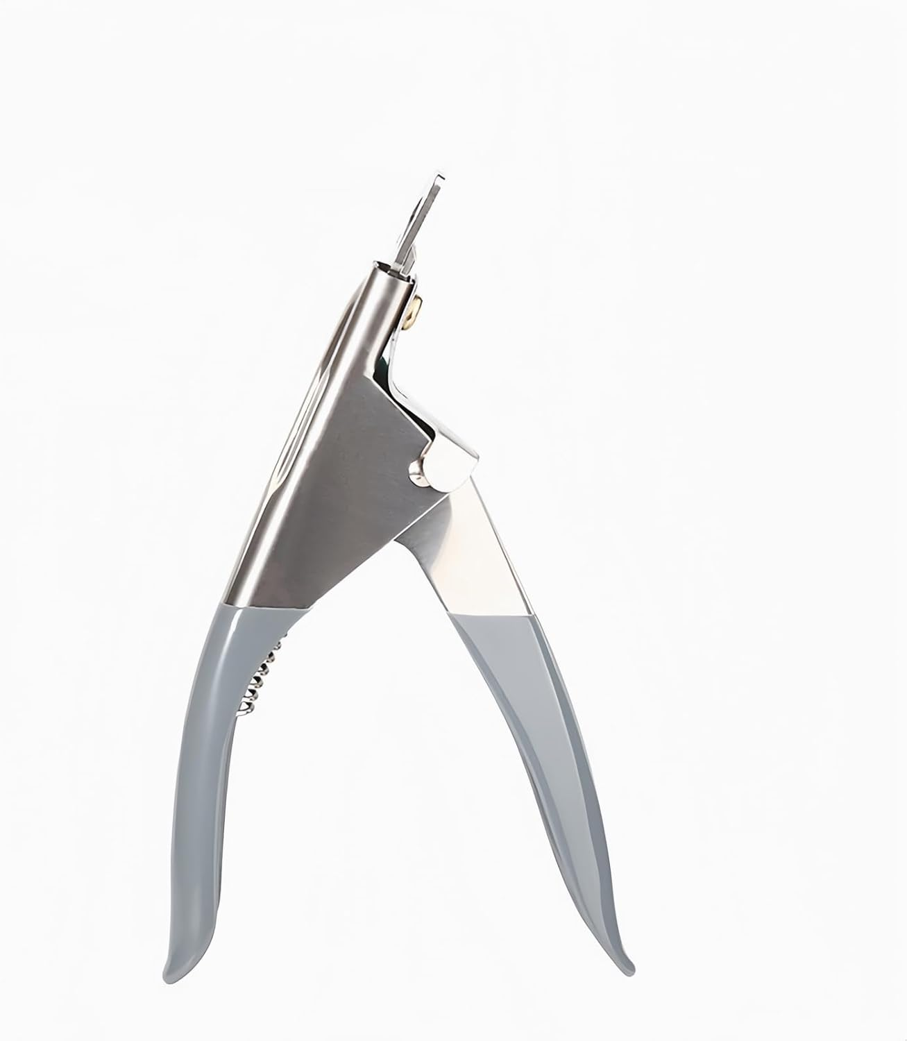 Acrylic False Nail Clipper: Adjustable Fake Nail Stainless Trimmer for Salon Home Nail Art, U-Shaped Acrylic Nail Cutters for Nail Tips (Purple)