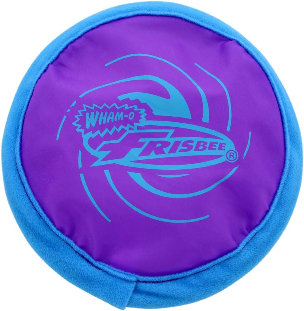 BLUECHOLON 6.1" Yellow Blue Red Soft Fabric Mini Frisbee Padded Edges 45G Indoor Outdoor