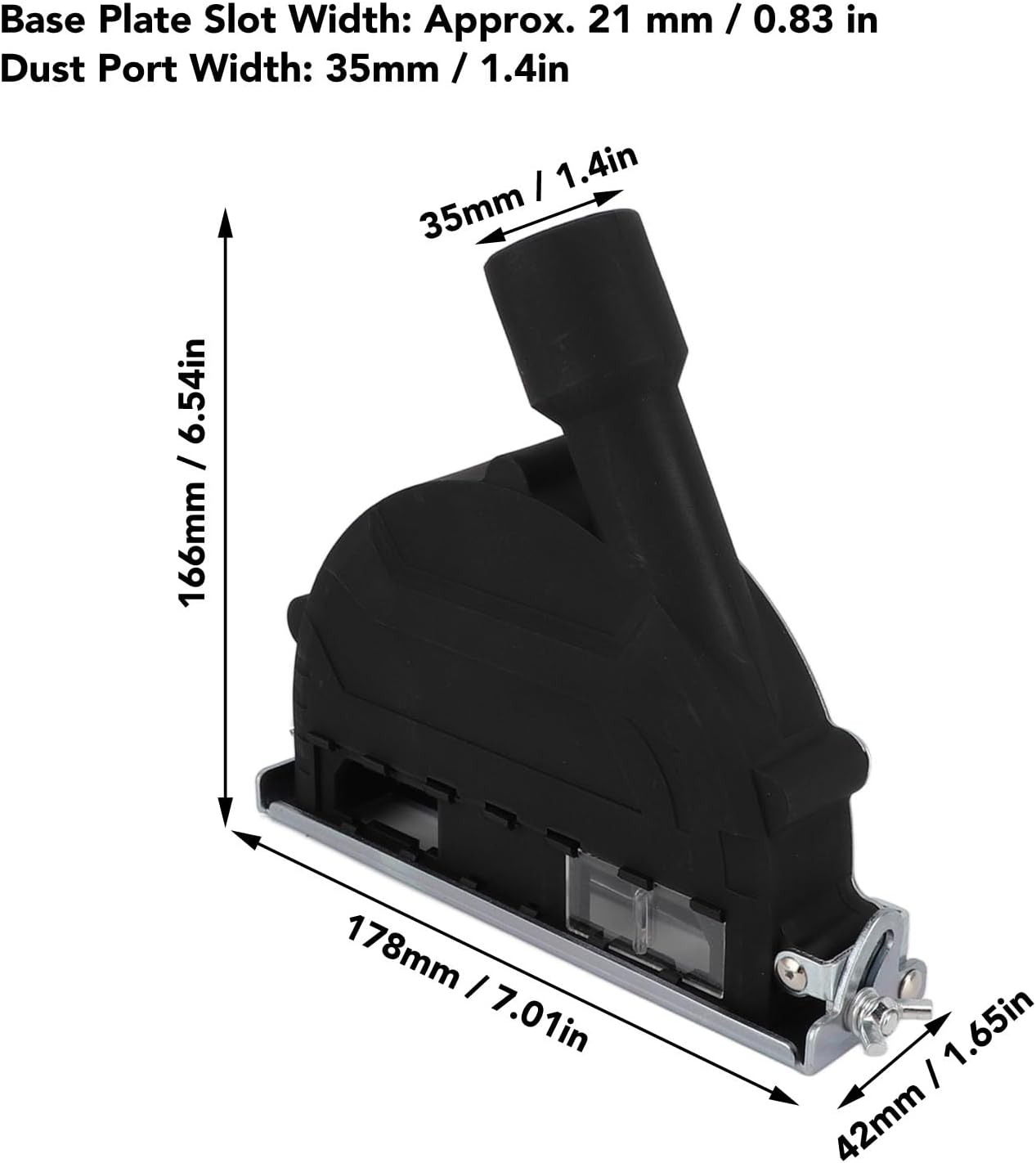 Angle Grinder Dust Shroud, Angle Grinder Dust Cover Dust Collector Attachment for 100 to 135Mm, Surface Grinding Dust Shroud for Angle Grinder, Angle Grinder Attachments image number 6
