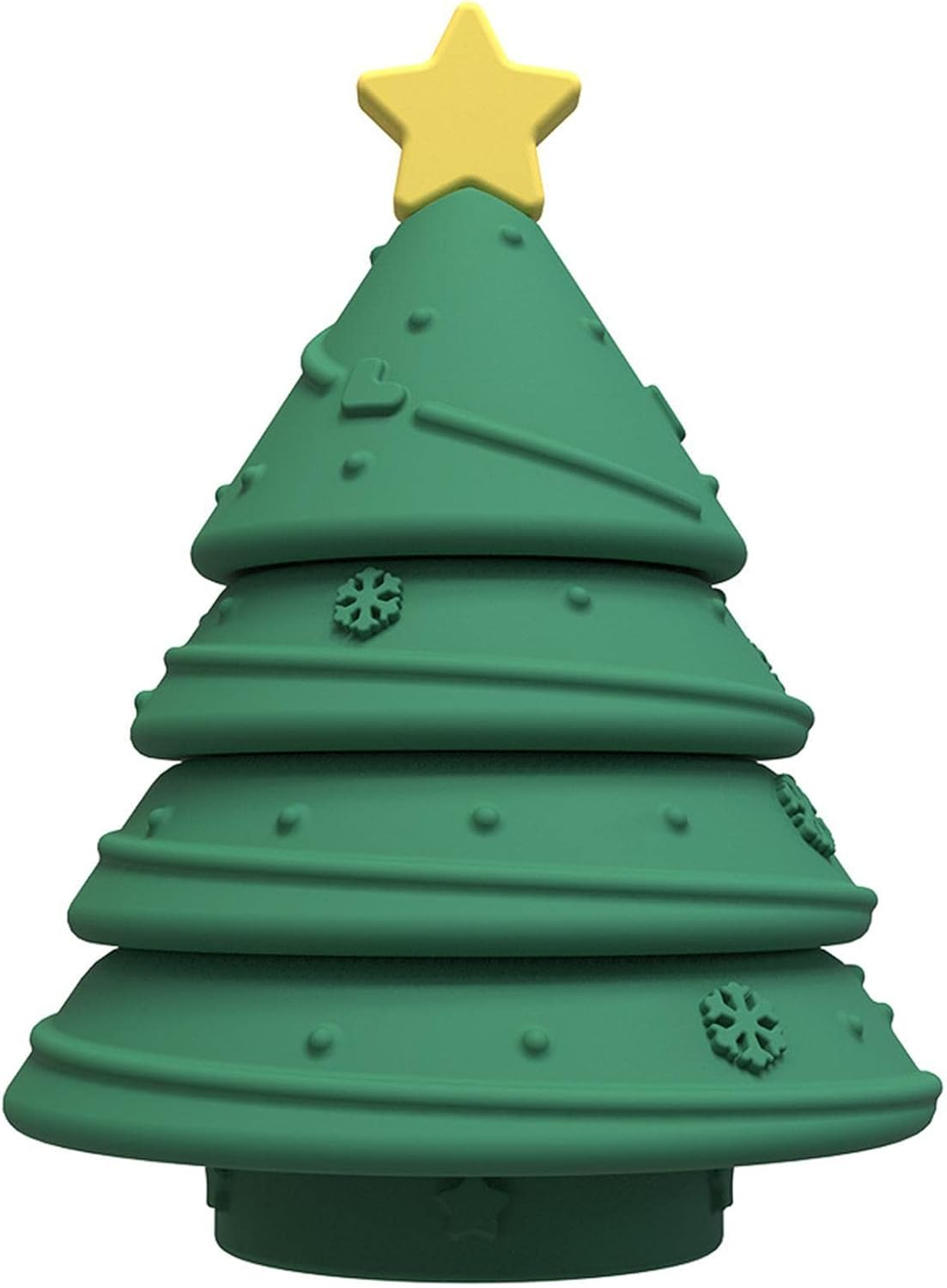 Stacking Blocks Toys - Christmas Tree Stacking Teether Toy - Early Educational Learning Stacking Blocks Tower, Christmas Kids M/B