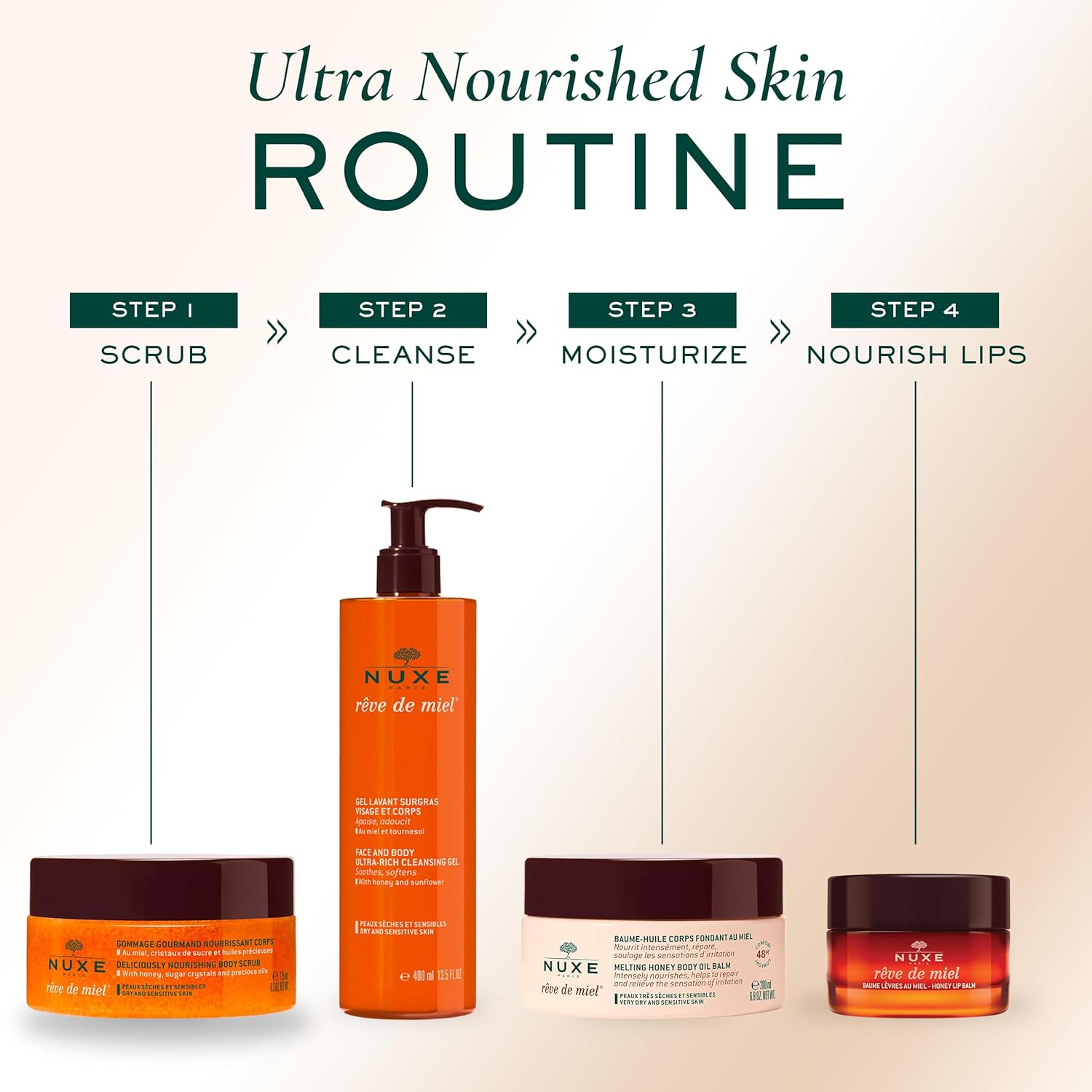 Nuxe Reve De Miel Deliciously Nourishing Body Scrub 175 Ml image number 3