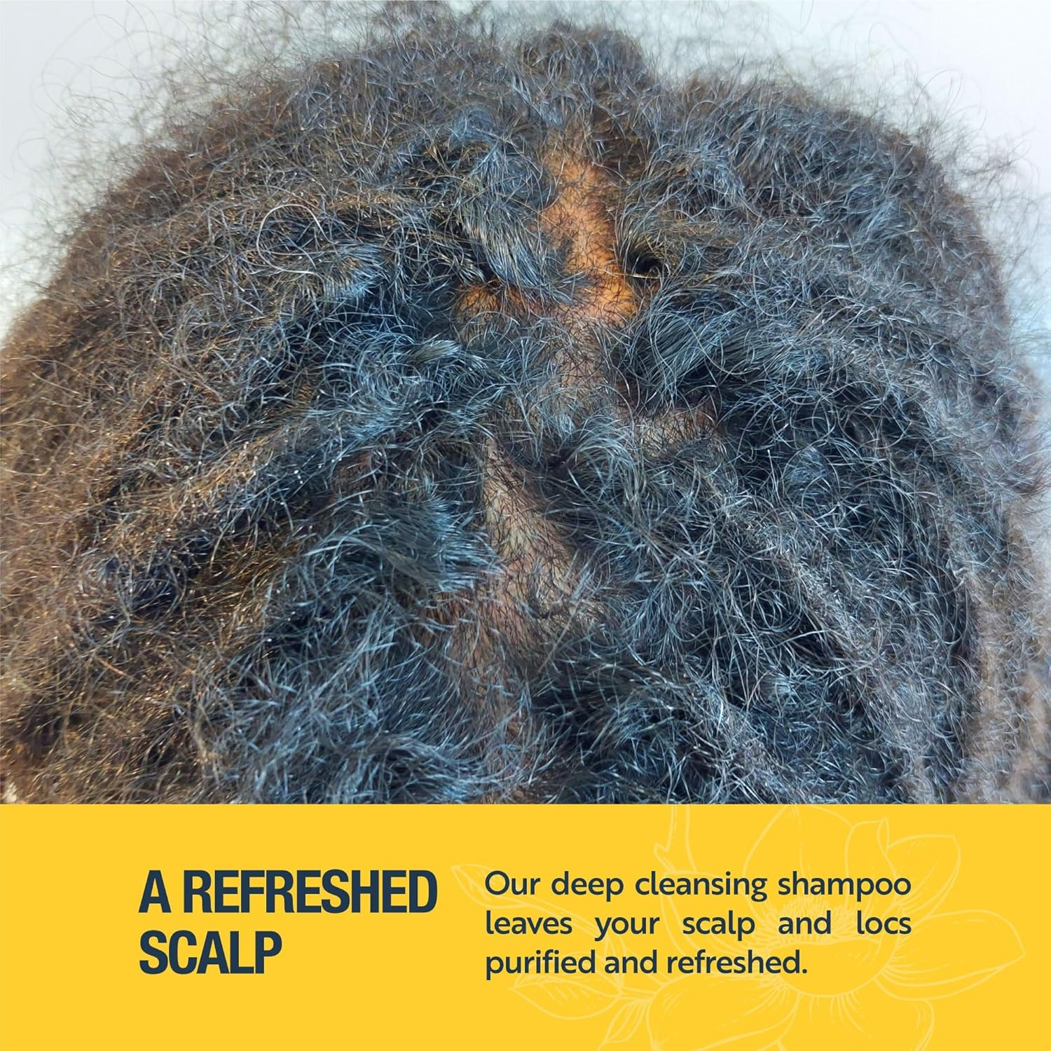 Love Locs Apple Cider Vinegar Deep Cleansing Dreadlock Shampoo | Clarifying Cleanser for Build up | Residue Remover | ACV Loc Shampoo | Hair Detox | Natural | Vegan | Residue Free image number 1